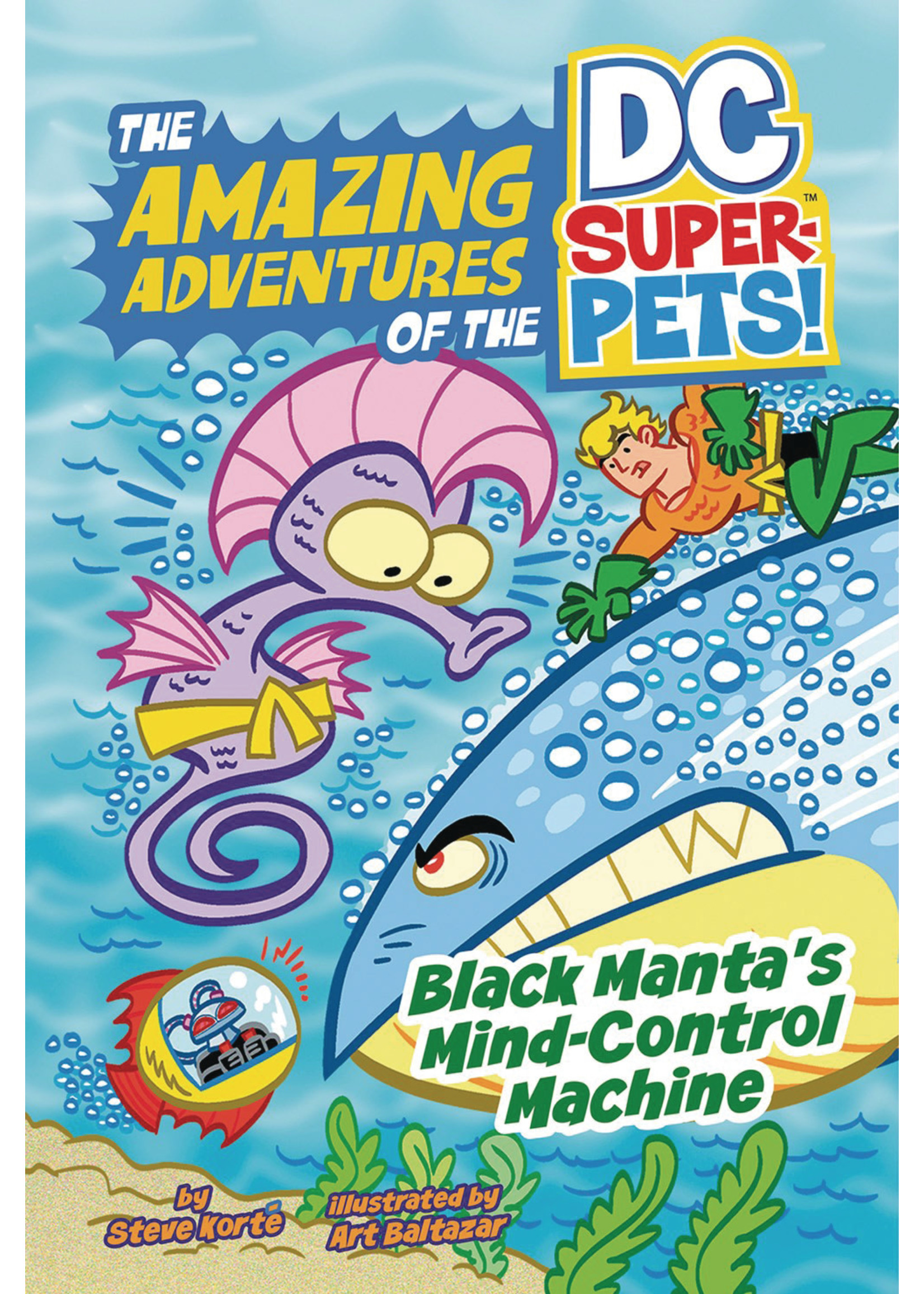 . DC SUPER PETS BLACK MANTAS MIND CONTROL MACHINE