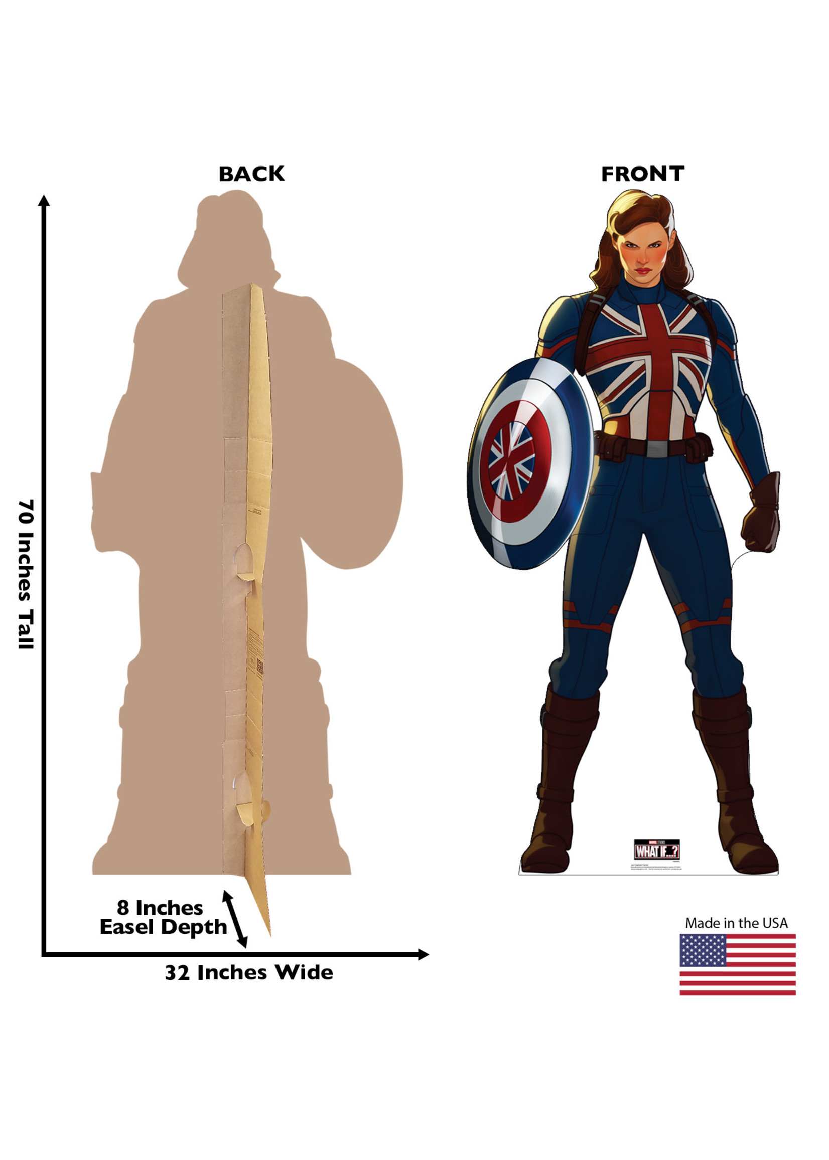 . MARVEL CAPTAIN CARTER STANDEE