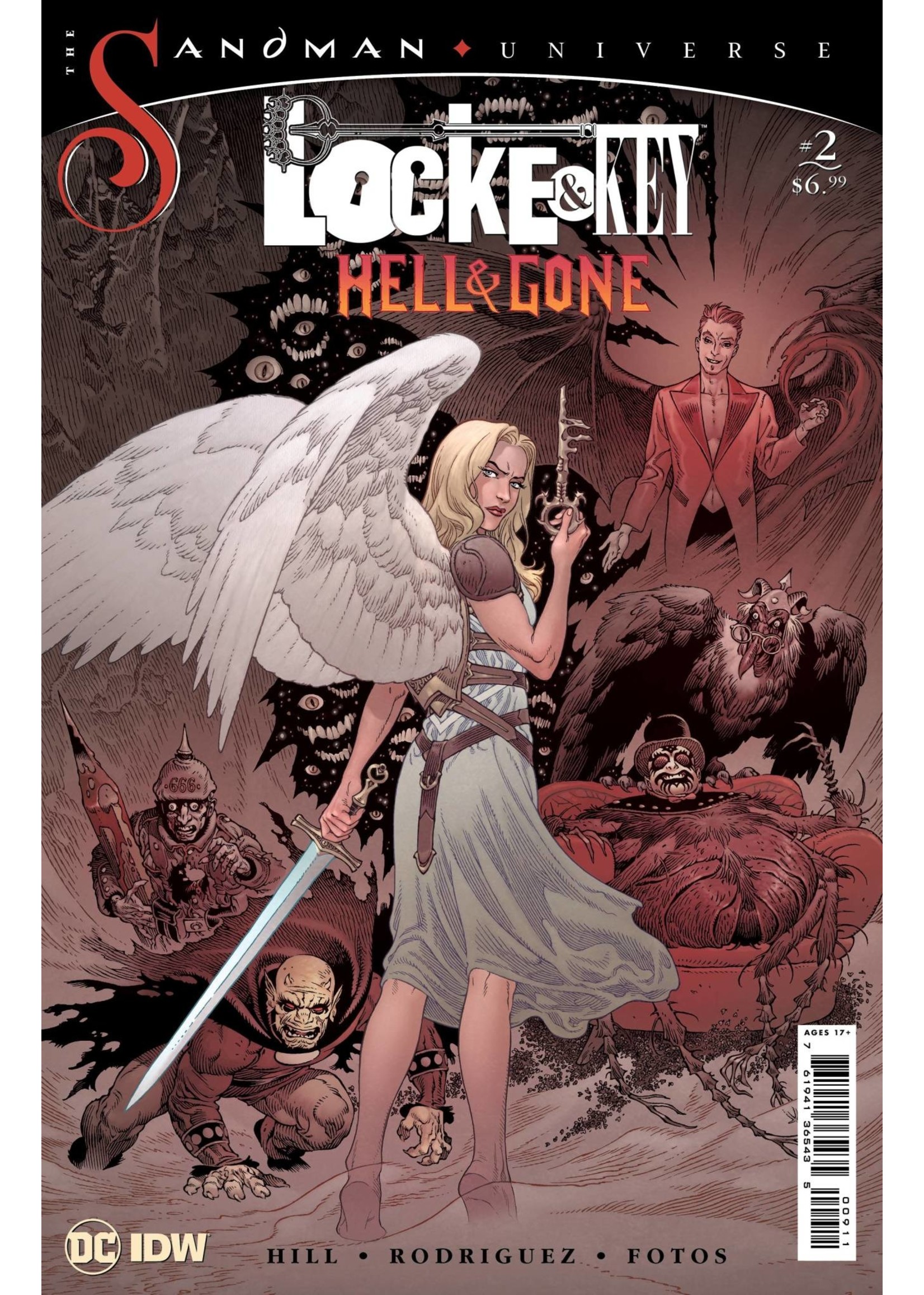 DC COMICS LOCKE & KEY SANDMAN HELL & GONE #2