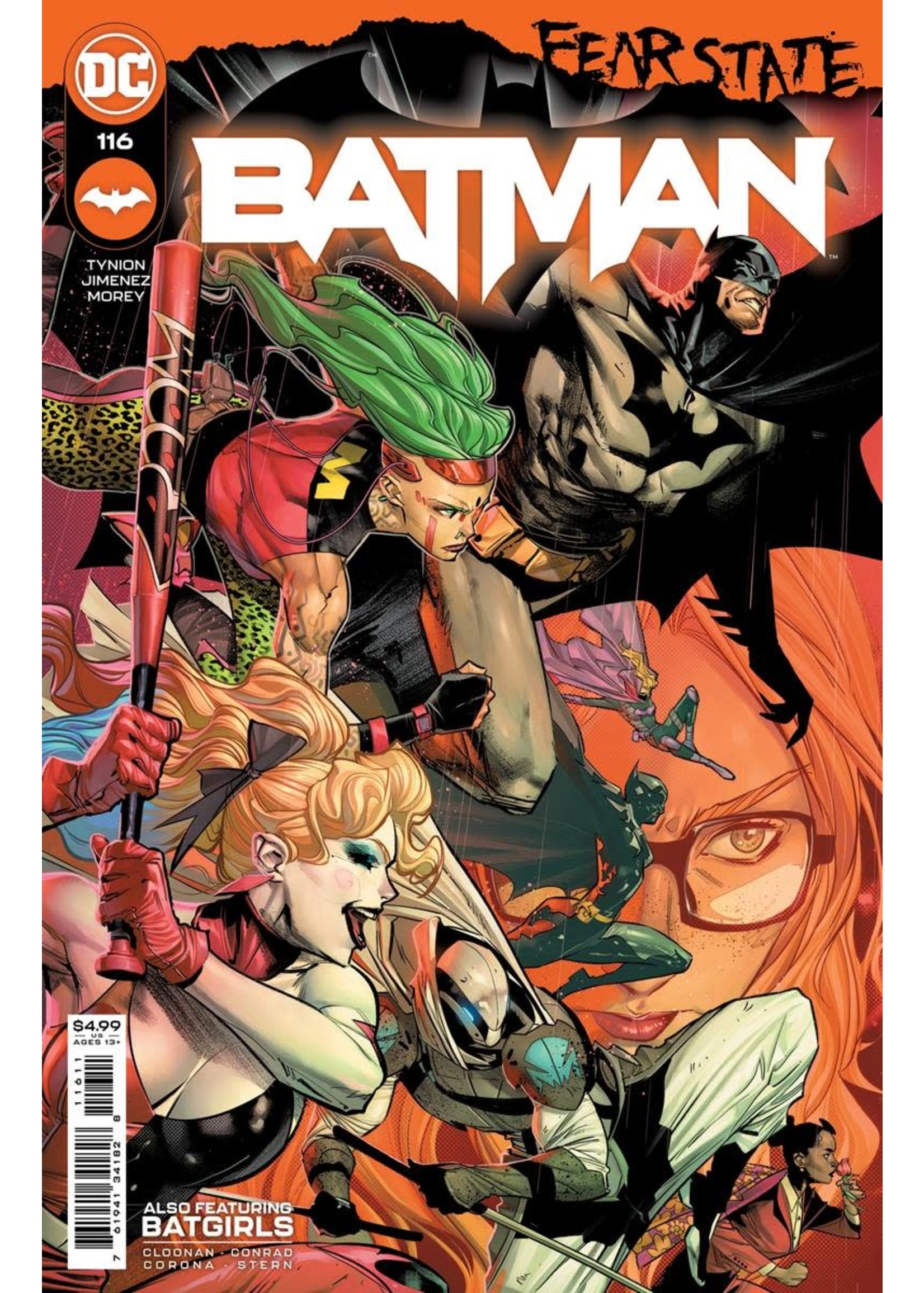 . BATMAN (2016) #116 CVR A JORGE JIMENEZ (FEAR STATE)