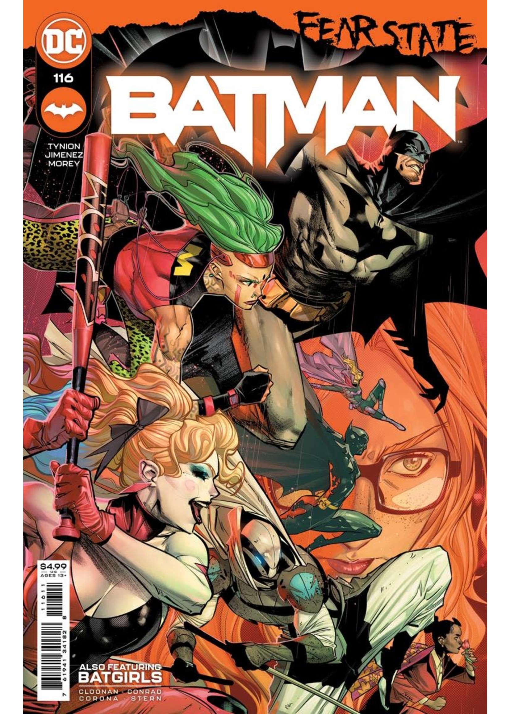 DC COMICS BATMAN (2016) #116 CVR A JORGE JIMENEZ (FEAR STATE)