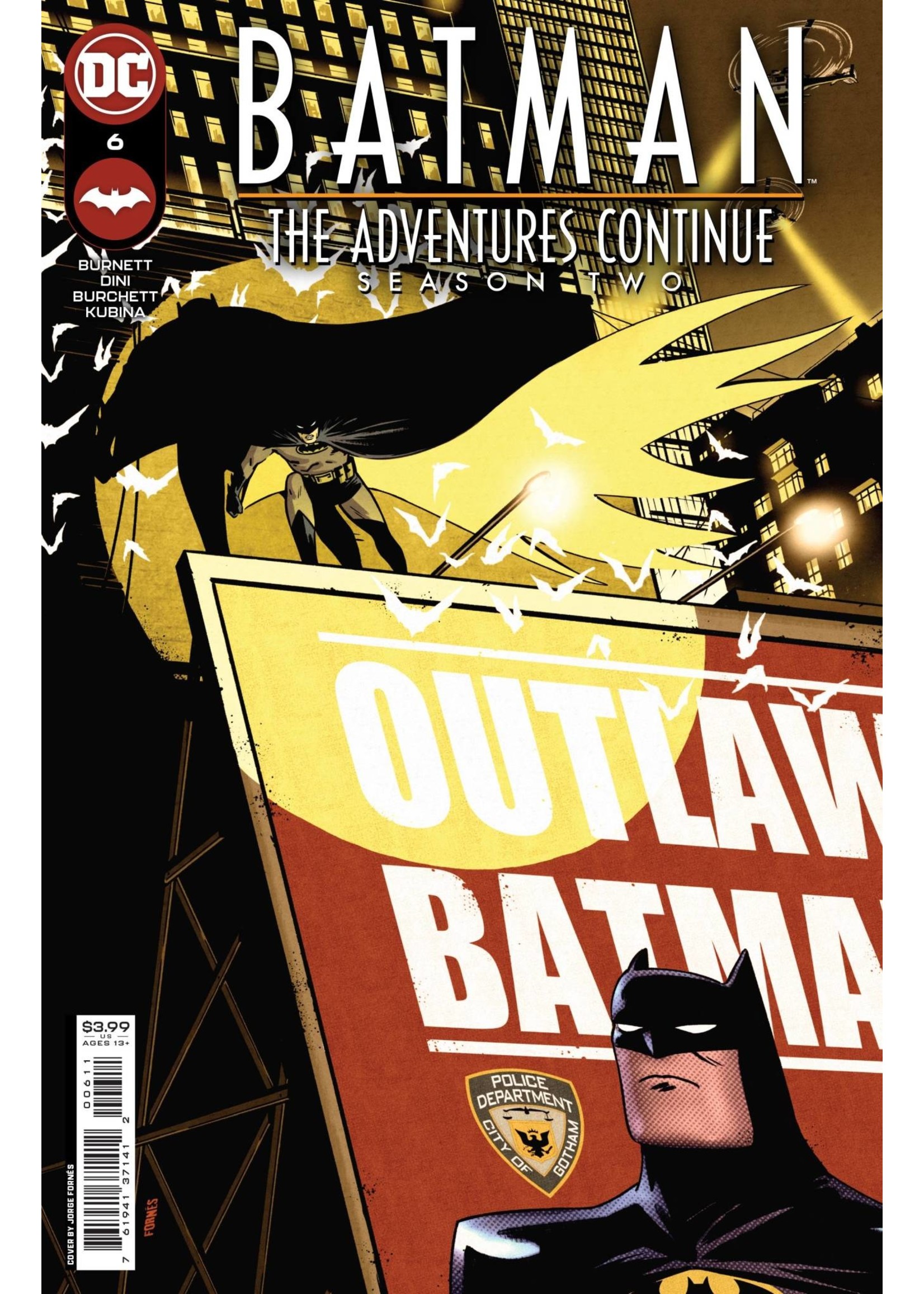 DC COMICS BATMAN THE ADVENTURES CONTINUE SEASON II #6 CVR A