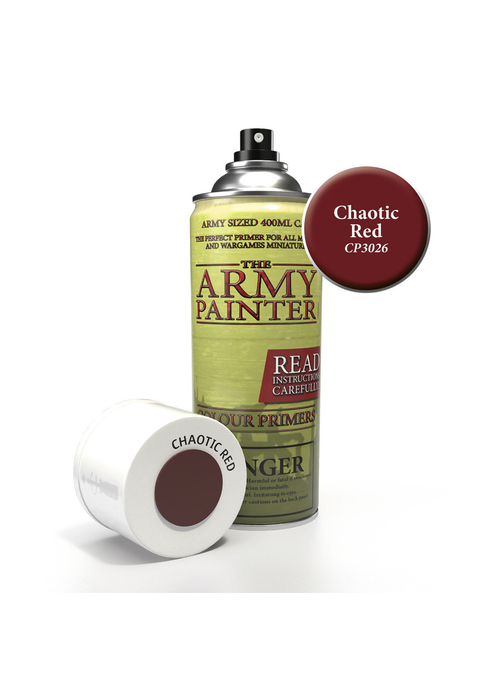 ARMY PAINTER COLOUR PRIMER CHAOTIC RED SPRAY