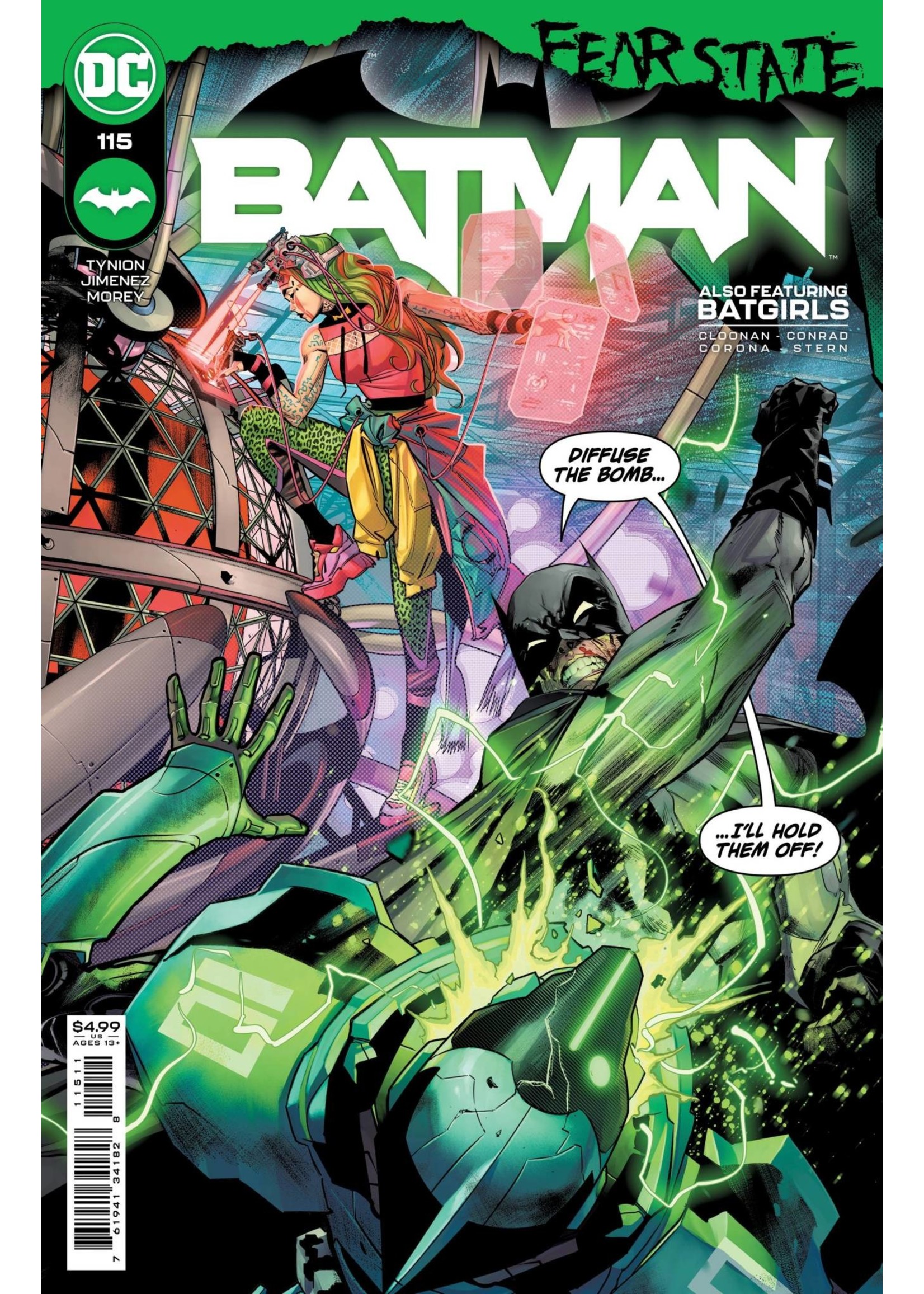 . BATMAN (2016) #115 CVR A JORGE JIMENEZ (FEAR STATE)