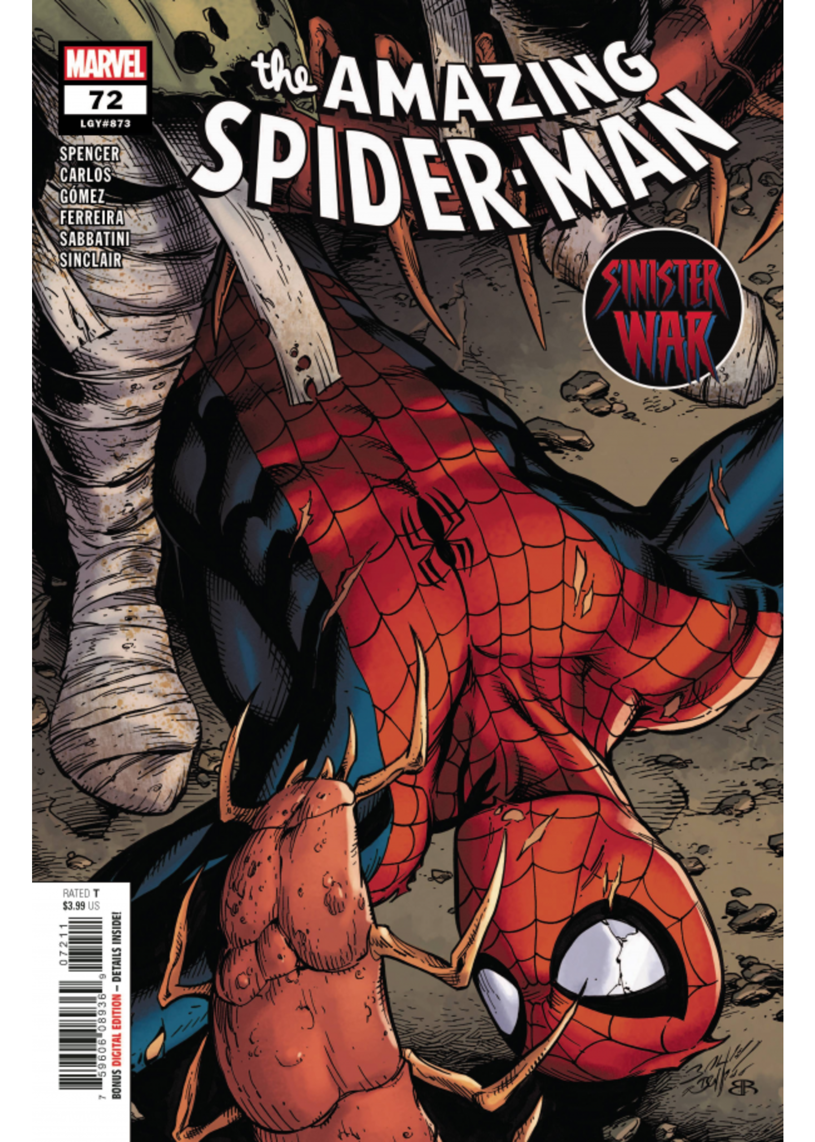 MARVEL COMICS AMAZING SPIDER-MAN #72 SINW