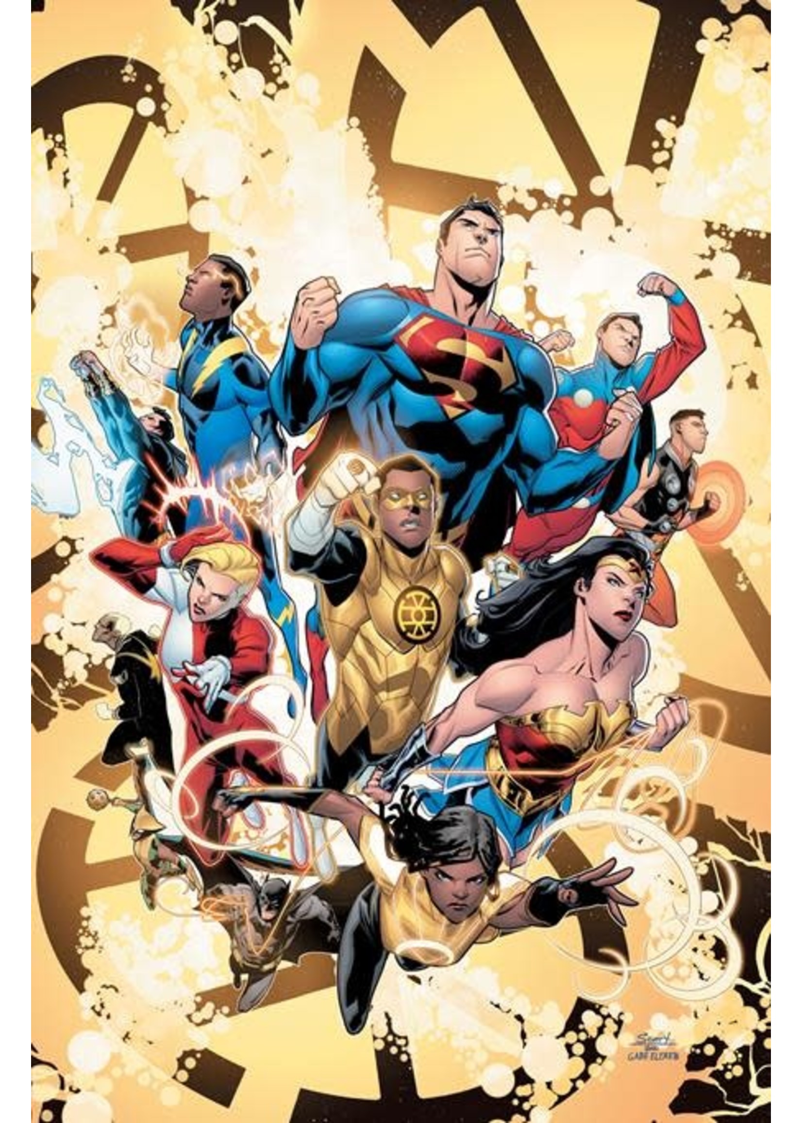 DC COMICS JUSTICE LEAGUE VS LEGION OF SUPER- HEROES #1 CVR A