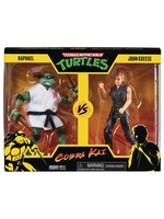 PLAYMATES TOYS TMNT X COBRA KAI RAPHAEL VS JOHN KREESE AF 2PK