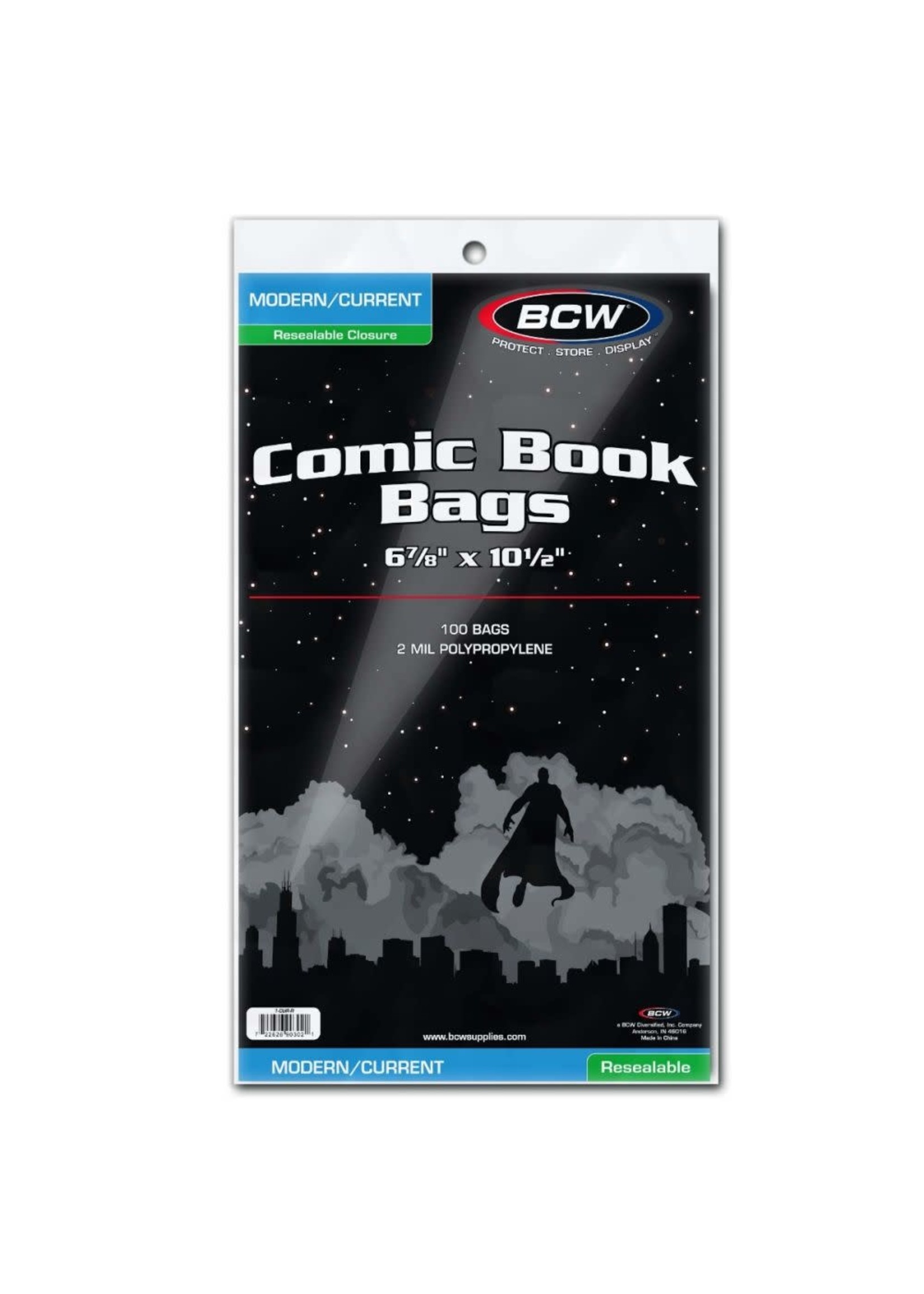 BCW BCW COMIC BOOK BAGS CURRENT RESEALABLE