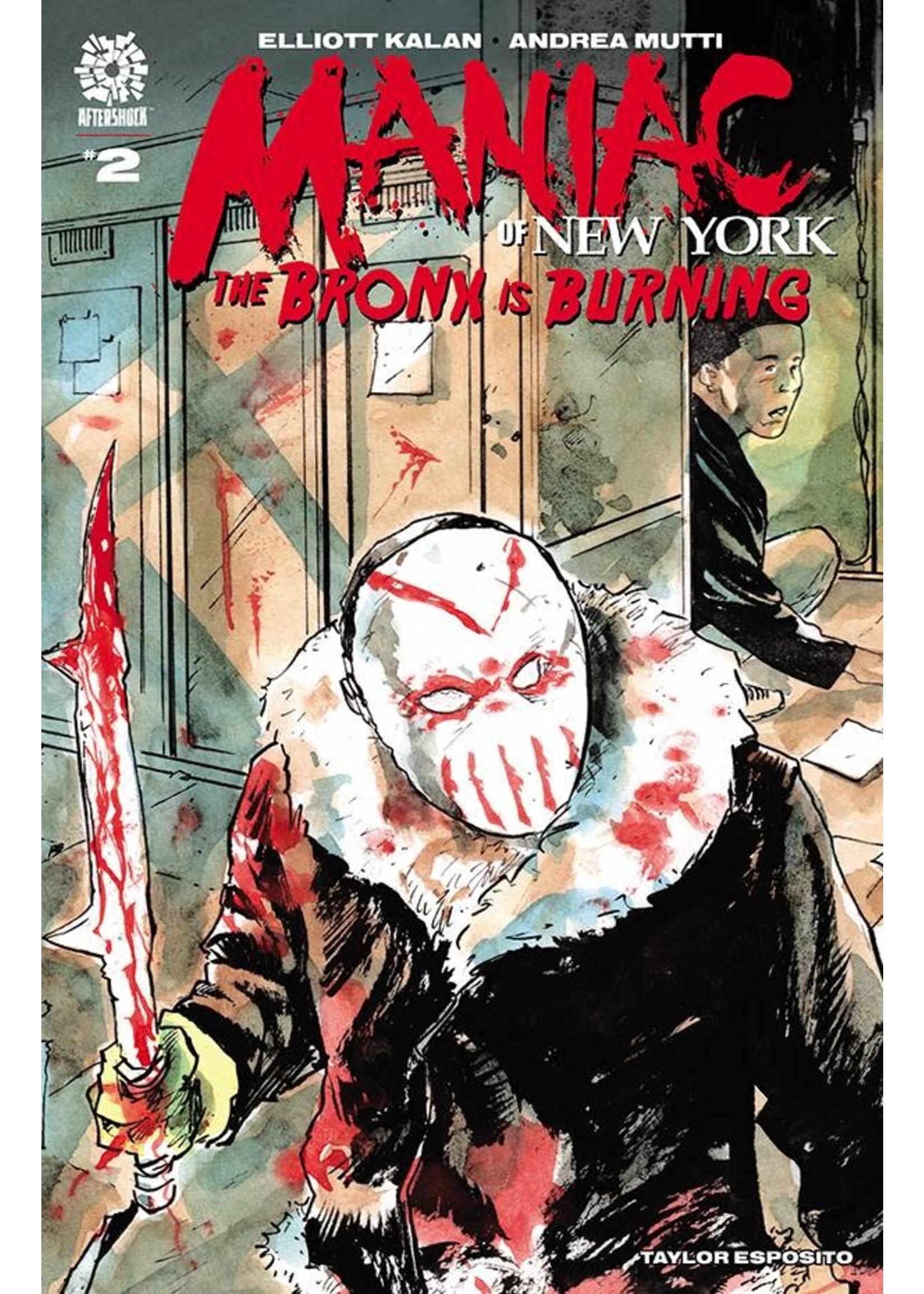 AFTERSHOCK COMICS MANIAC OF NEW YORK BRONX BURNING #2 CVR A  ANDREA MUTTI
