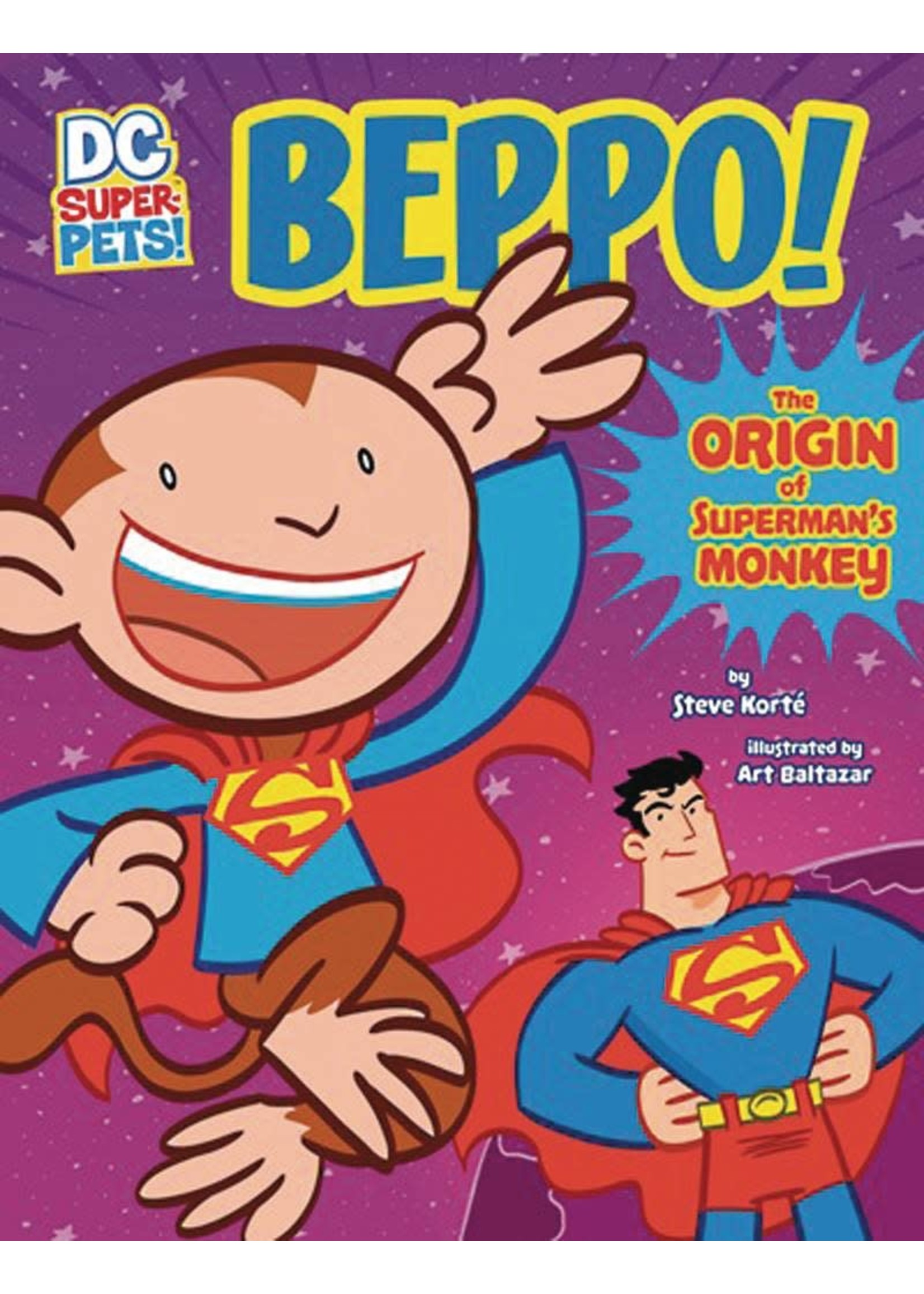 ABRAMS DC SUPER PETS BEPPO ORIGIN OF SUPERMANS MONKEY