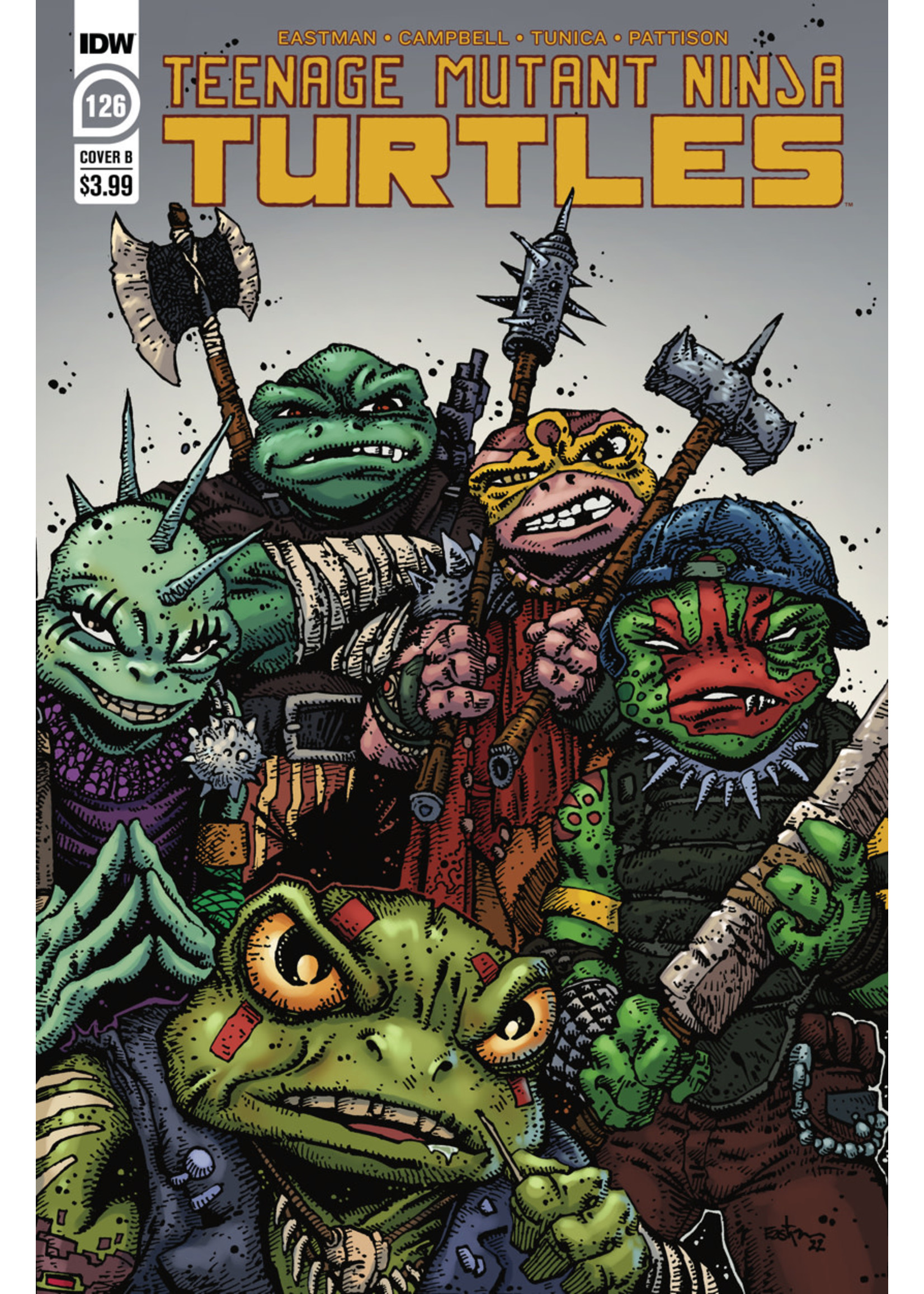 IDW PUBLISHING Teenage Mutant Ninja Turtles #126 Variant B