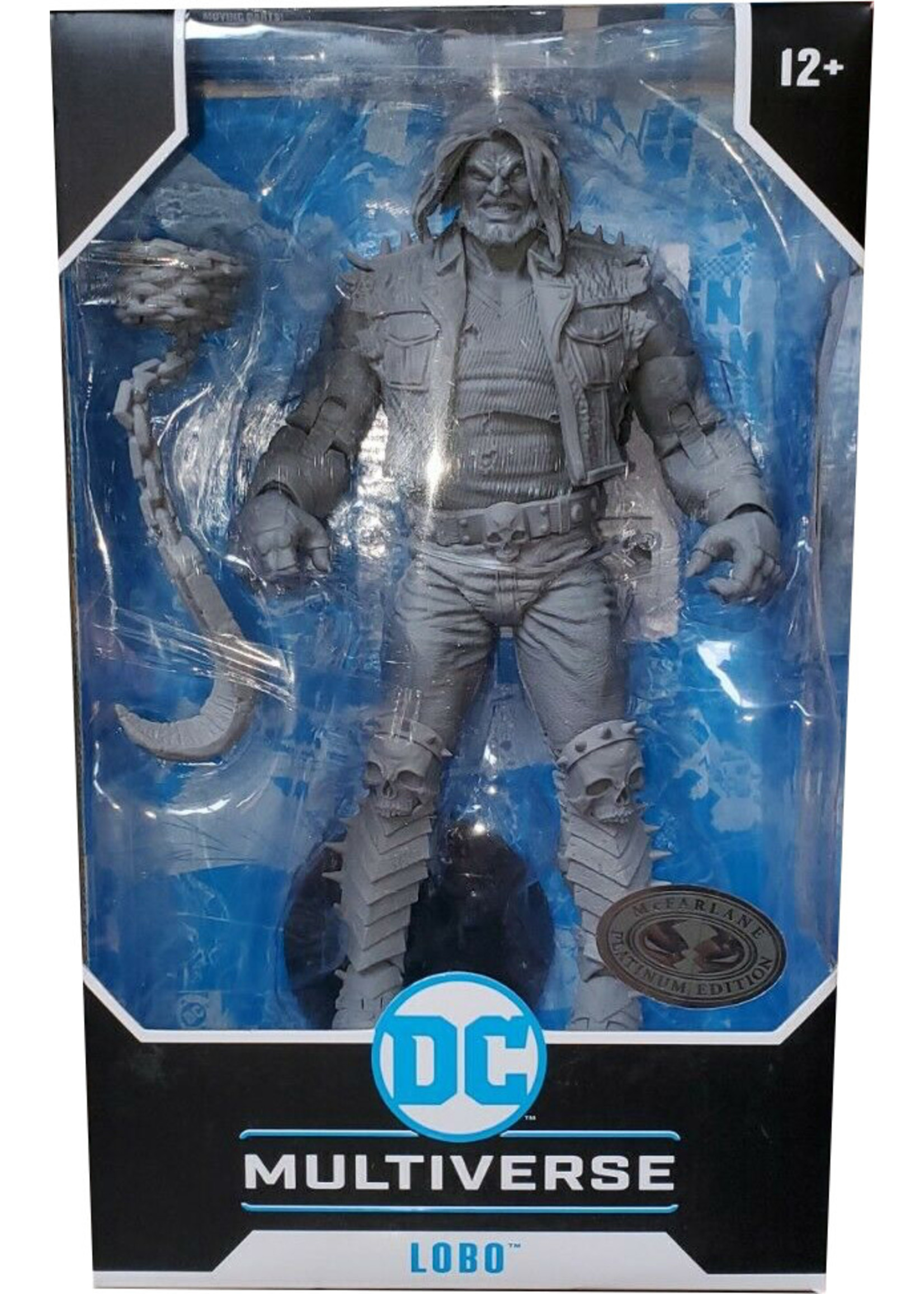 MCFARLANE TOYS DC MULTIVERSE 7IN LOBO PLATINUM EDITION CHASE VARIANT