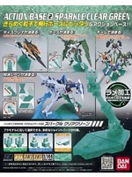 BANDAI ACTION BASE 2 SPARKLE CLEAR GREEN