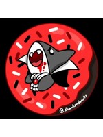 SHARKNDONUTS SPOOKY SHARK BUTTON VAMPIRE