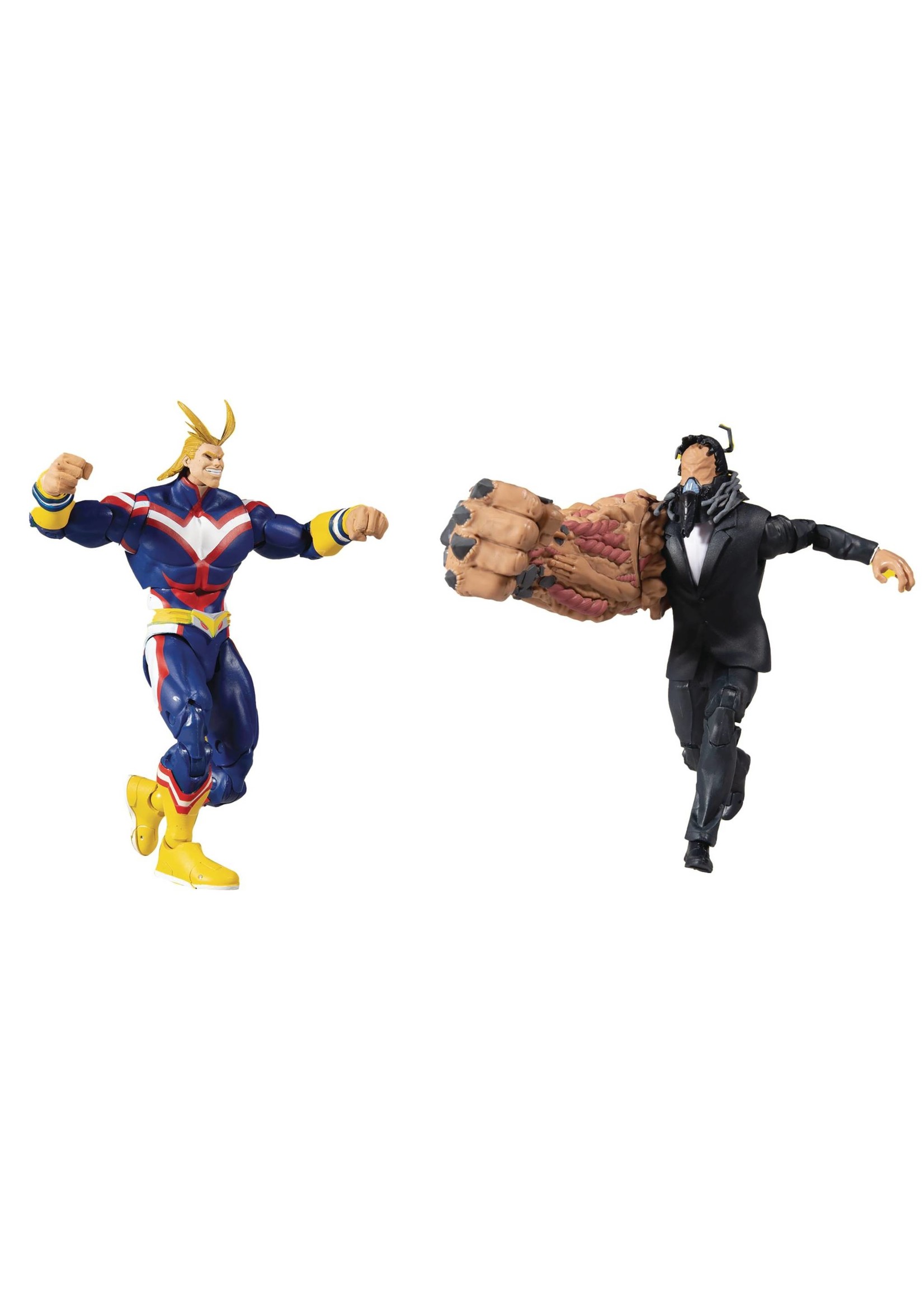 MCFARLANE TOYS MY HERO ACADEMIA ALL MIGHT VS ALL FOR ONE 2PK AF CS