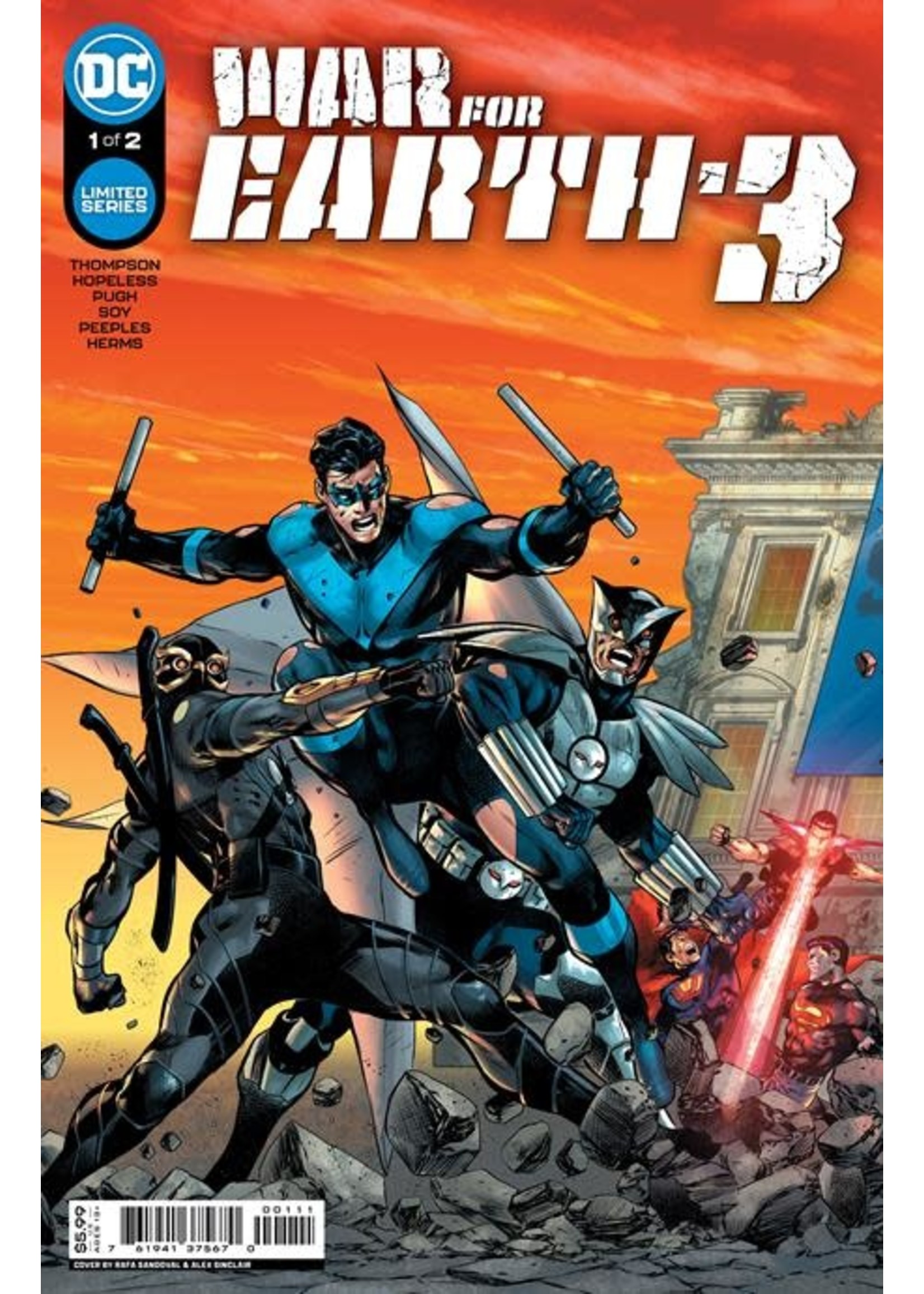 DC COMICS WAR FOR EARTH-3 #1 (OF 2) CVR A RAFA SANDOVAL