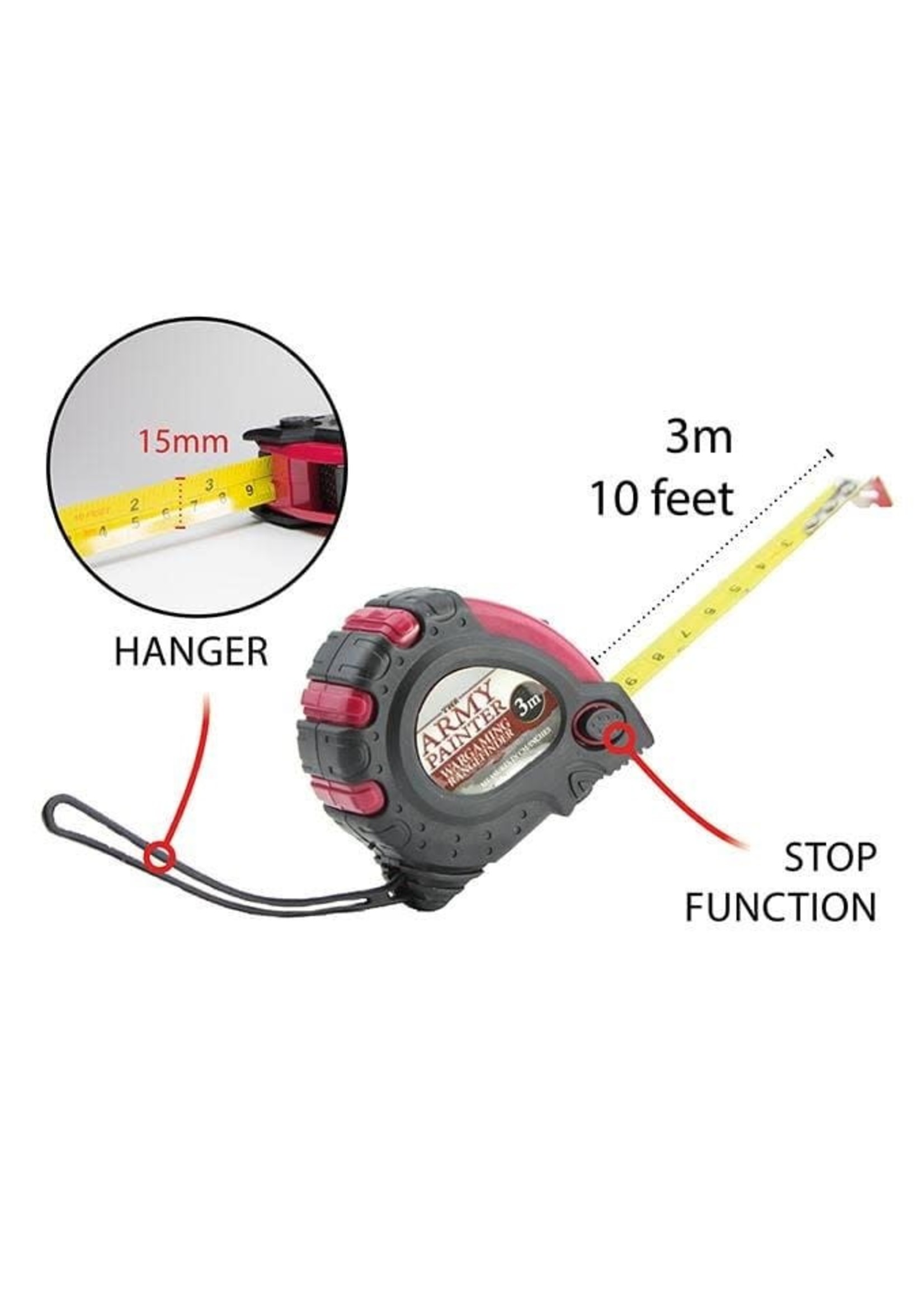 . WARGAMING ACCESSORIES RANGEFINDER TAPE MEASURE