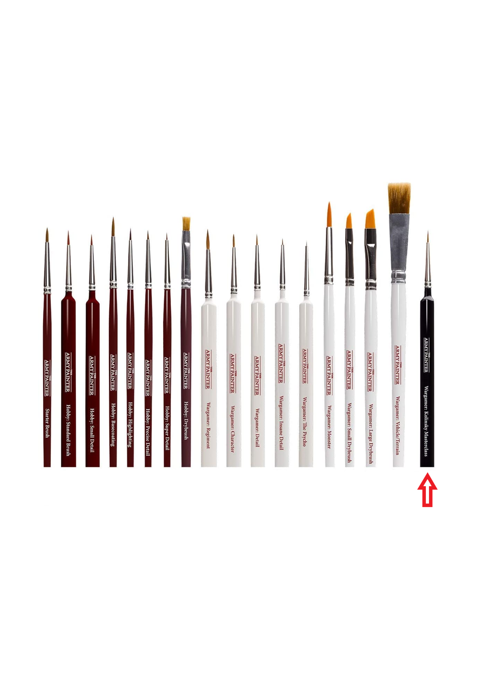 ABRAMS WARGAMER BRUSH - KOLINSKY MASTERCLASS