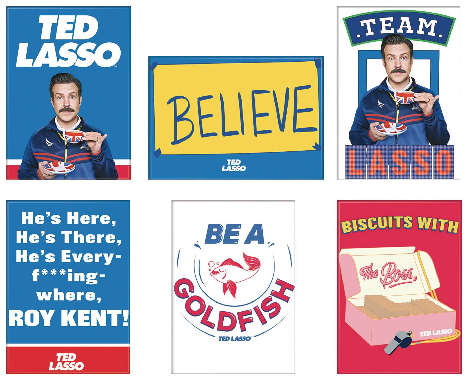 TED LASSO BUTTON ASST - Rolling Tales