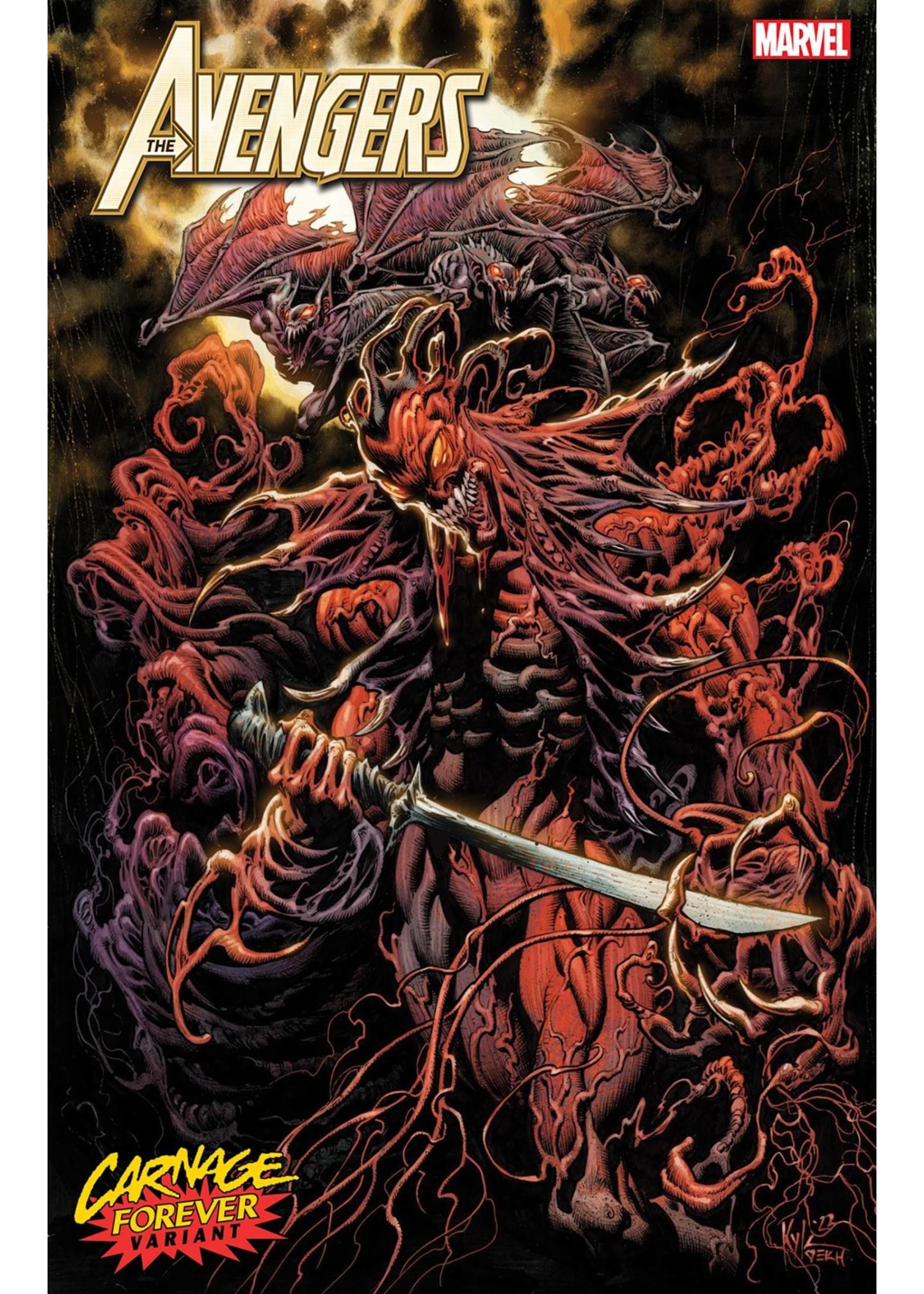 . AVENGERS #54 HOTZ CARNAGE FOREVER VARIANT