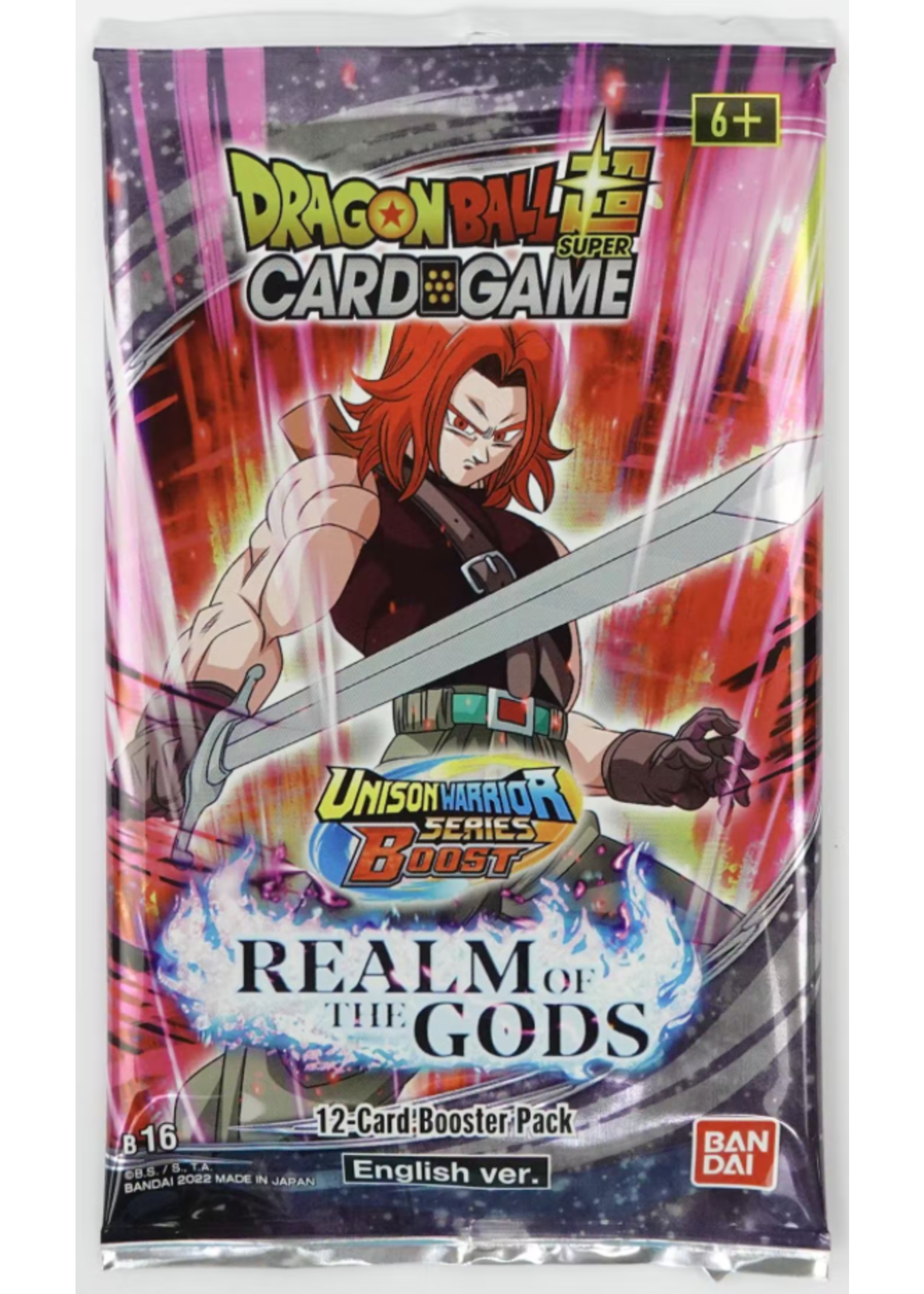 DRAGON BALL SUPER UNISON WARRIORS REALM OF THE GODS BOOSTER