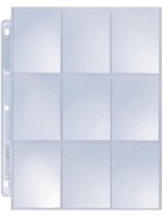 . BCW 9-POCKET PROTECTIVE PAGES SINGLE