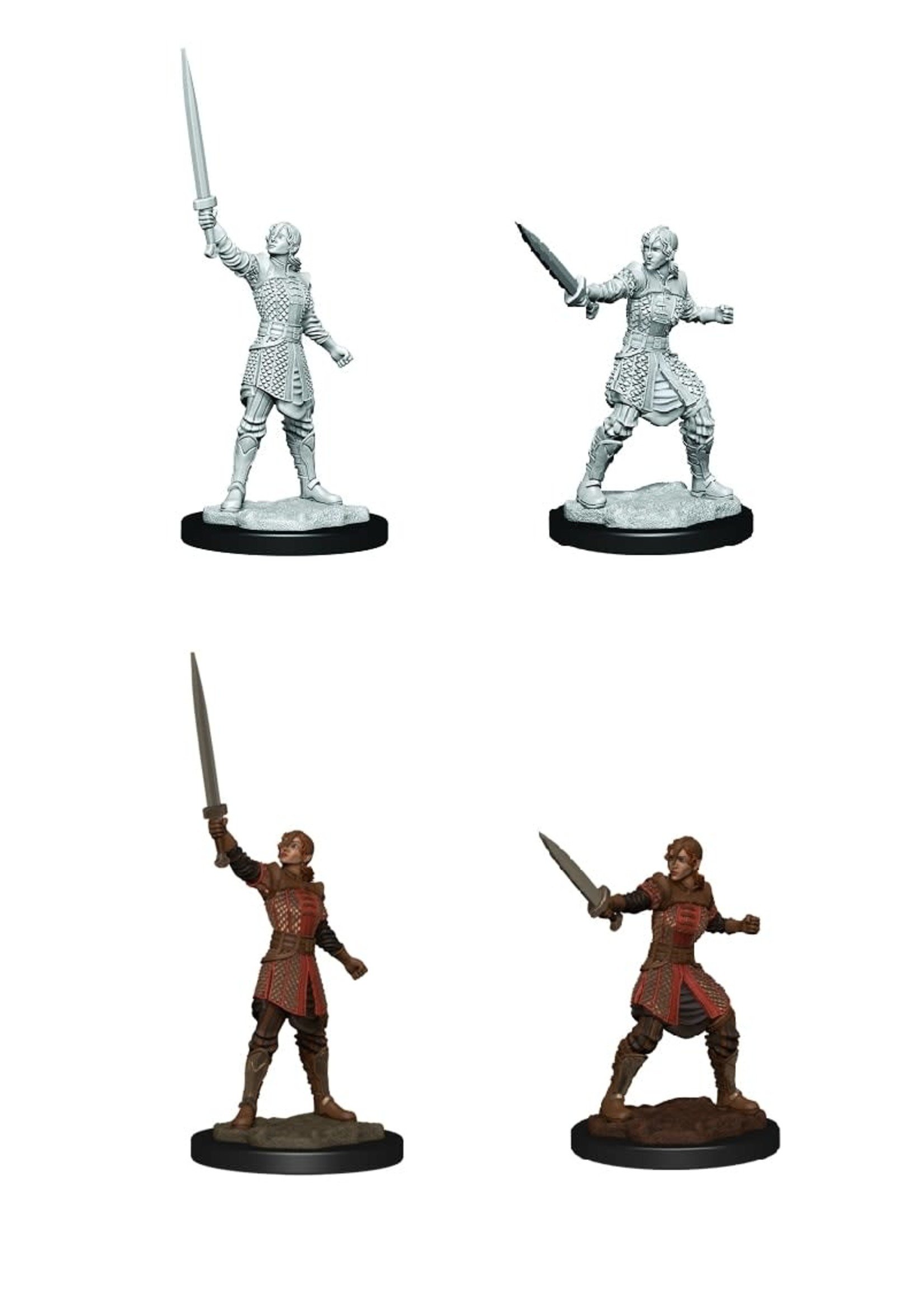 . CR UNPAINTED MINIS WV1 HUMAN EMPIRE FIGHTER FEMALE
