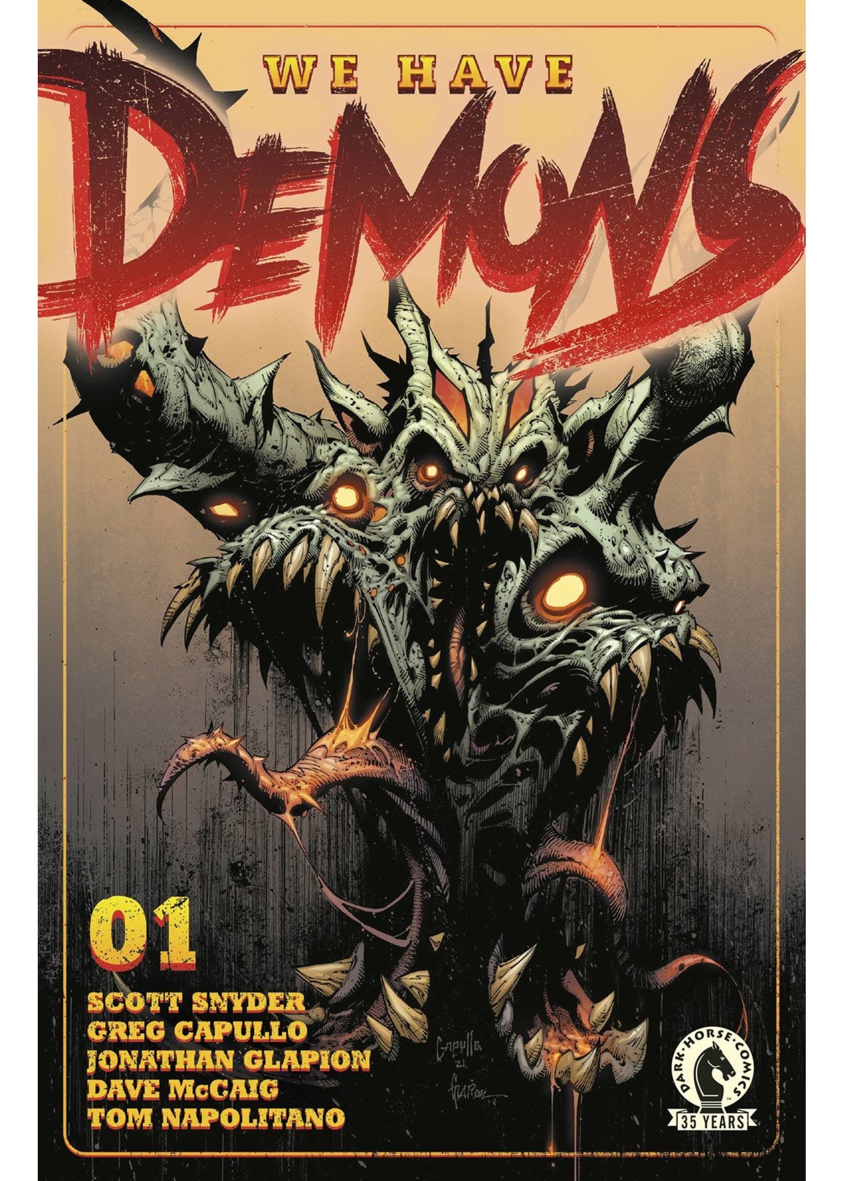 DARK HORSE WE HAVE DEMONS #1 (OF 3) CVR A CAPULLO (MR)