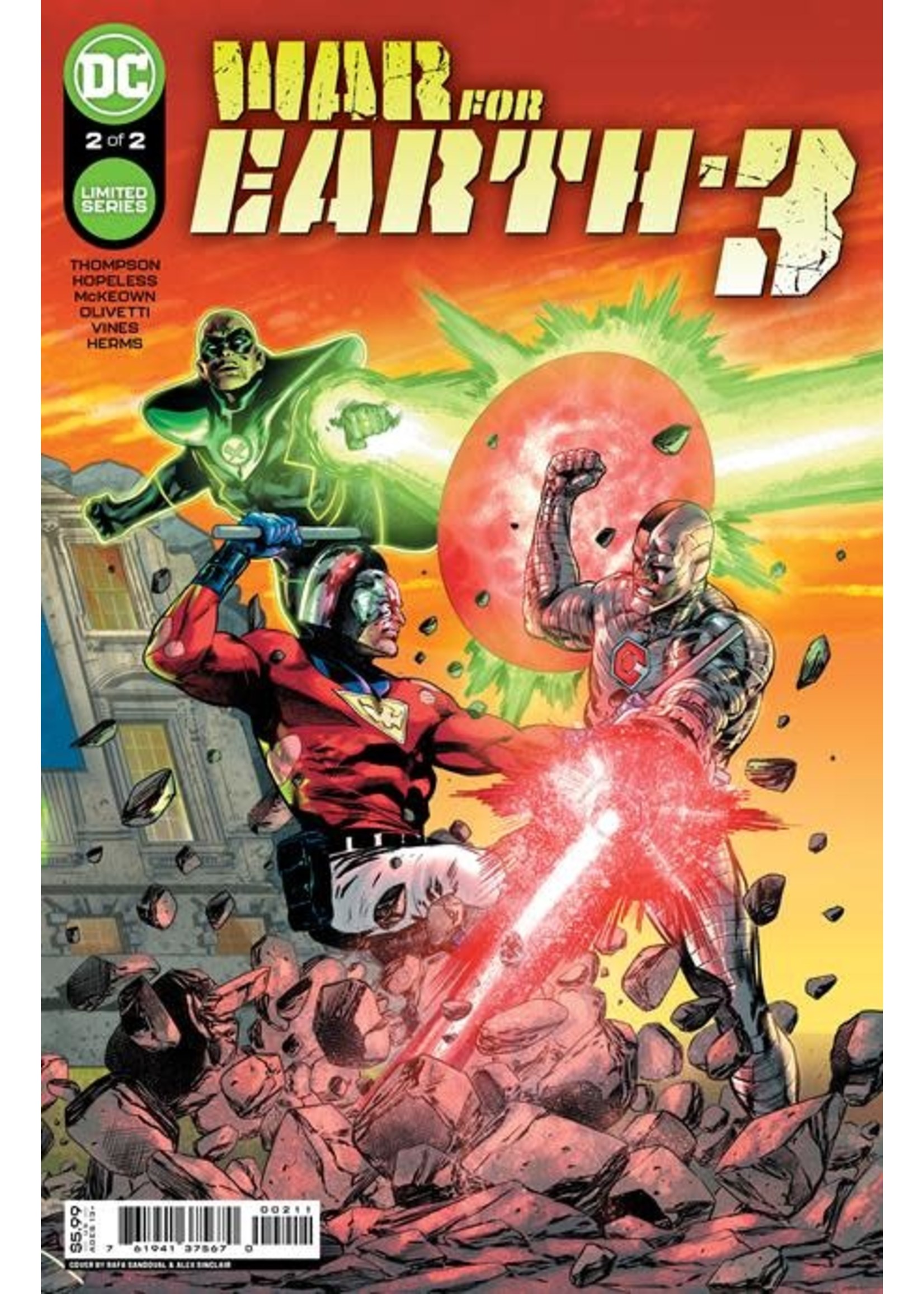 DC COMICS WAR FOR EARTH-3 #2 (OF 2) CVR A