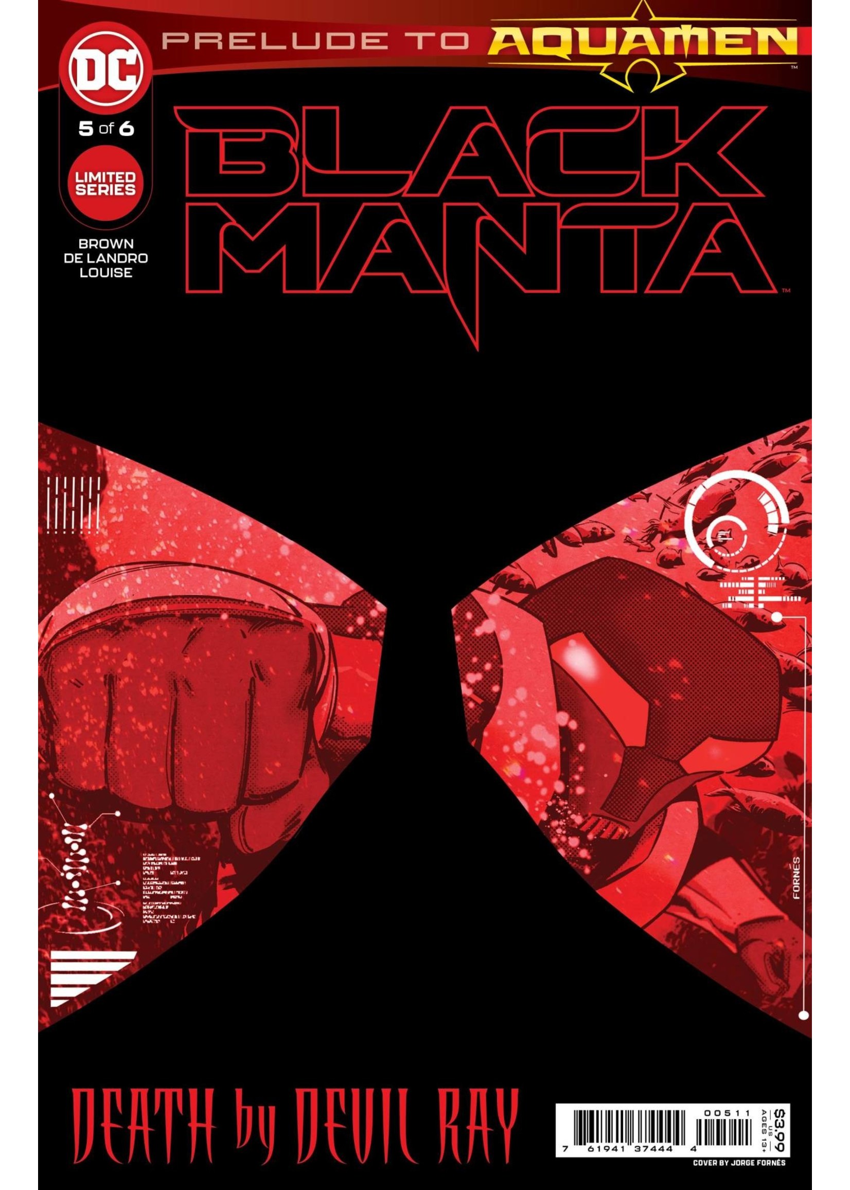 . BLACK MANTA (2021) complete 6 issue series
