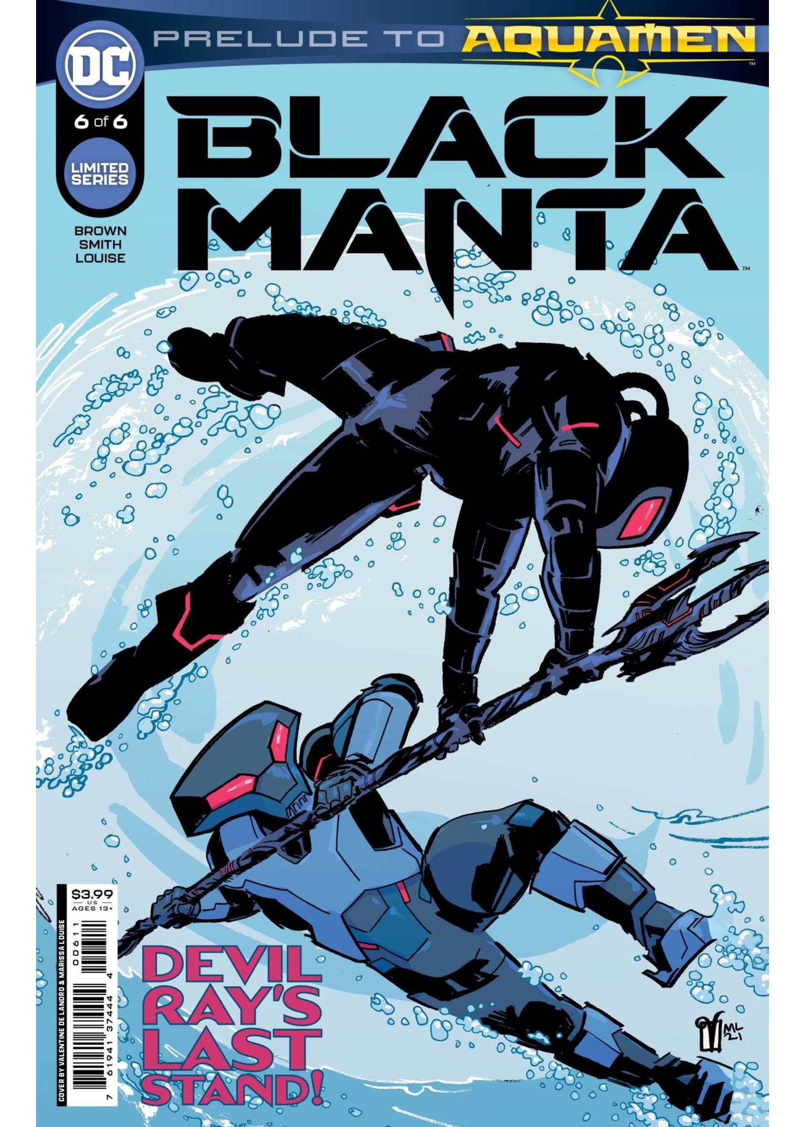 . BLACK MANTA (2021) complete 6 issue series