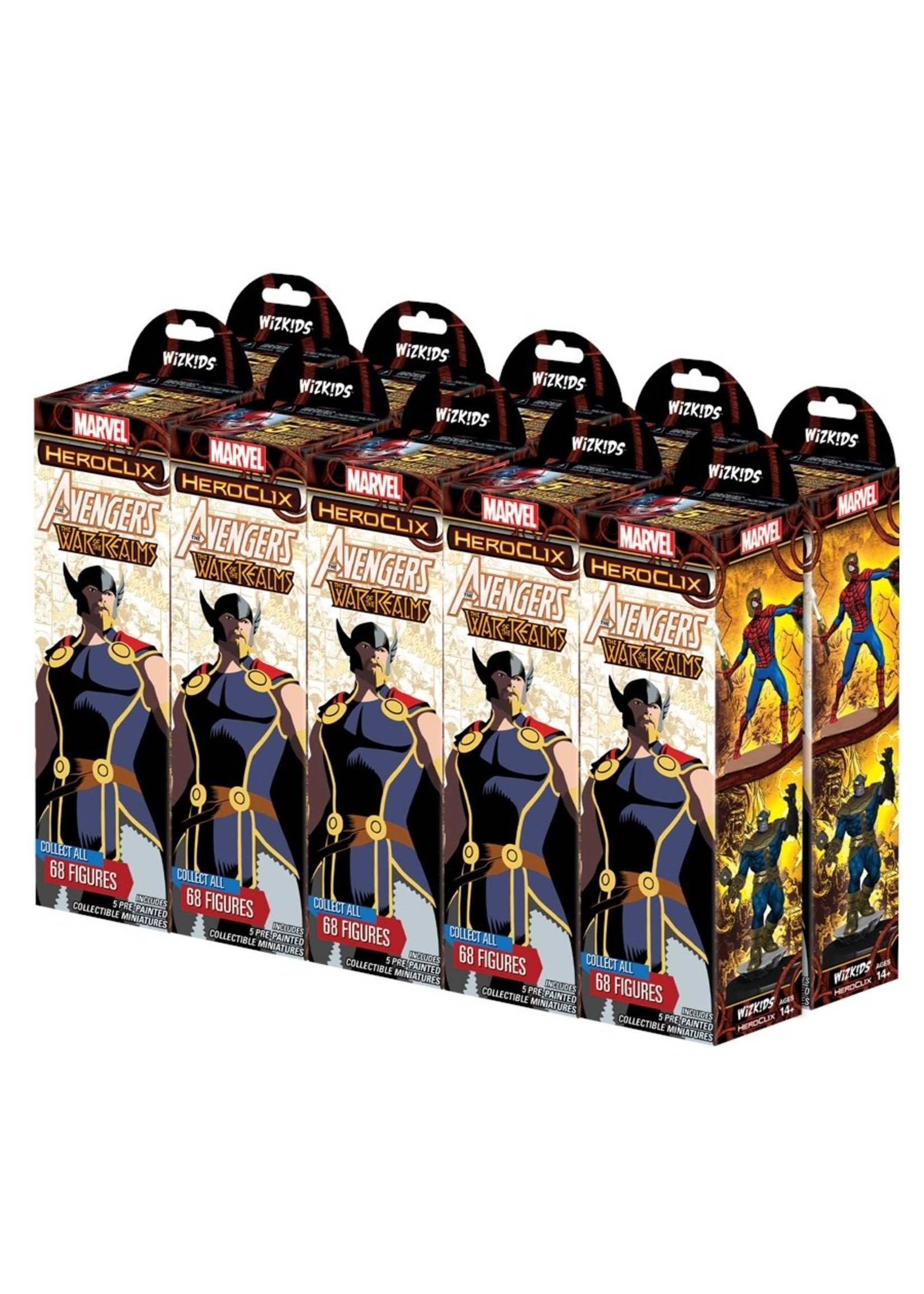 MARVEL HEROCLIX AVENGERS WAR REALMS BOOSTER BRICK