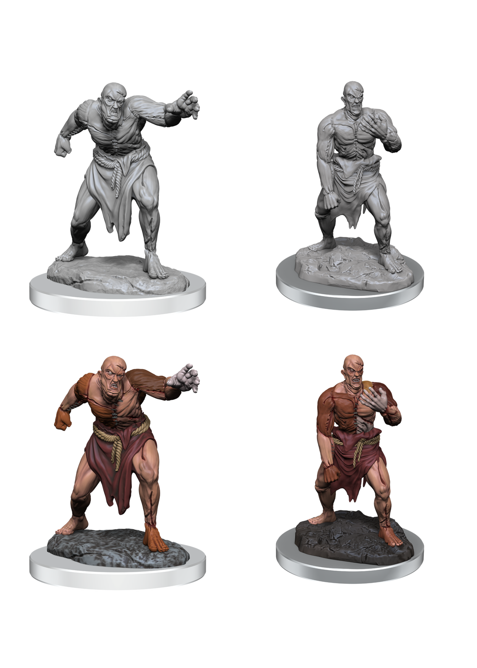 DND UNPAINTED MINIS WV17 FLESH GOLEMS