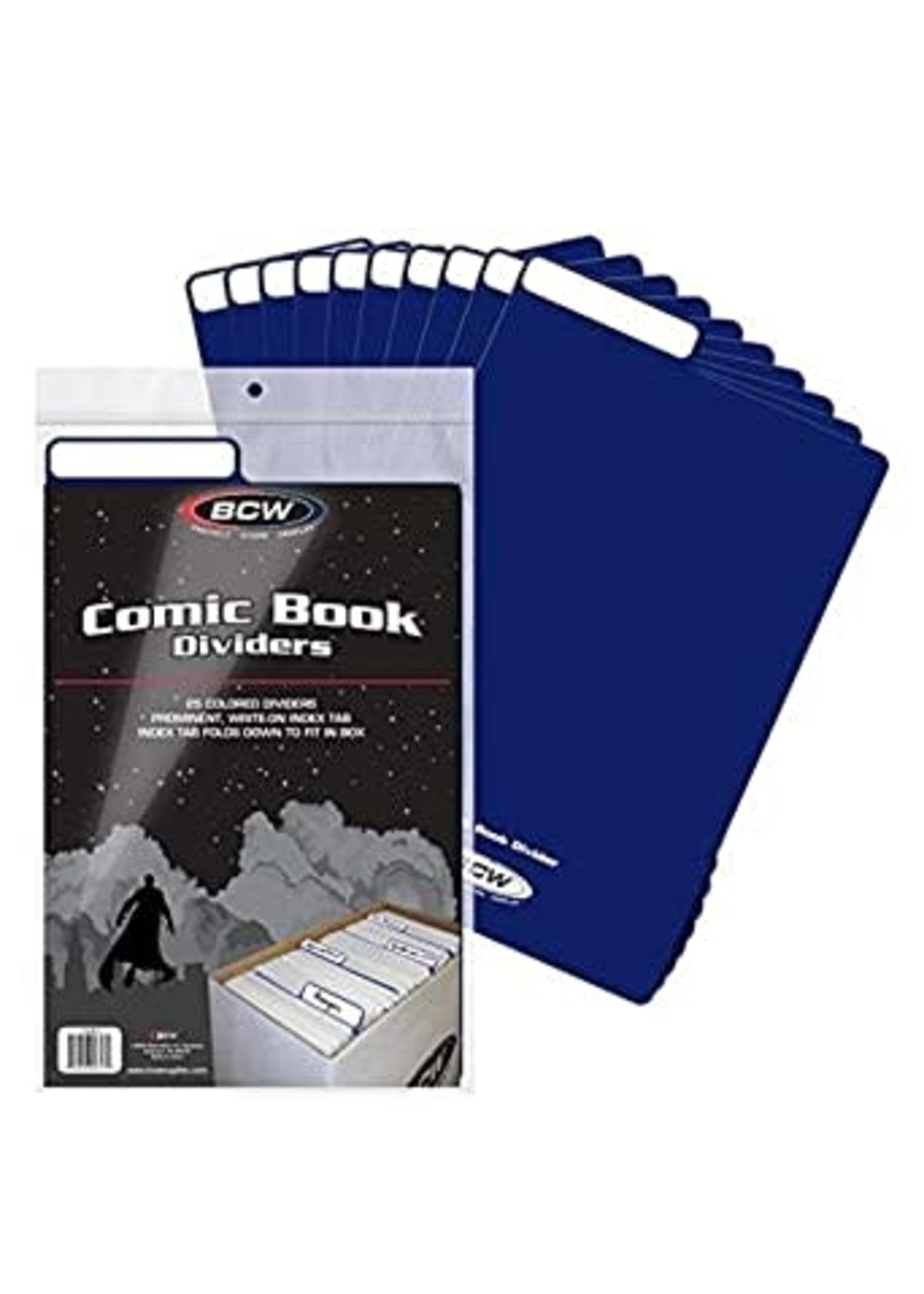 . BCW COMIC BOOK DIVIDERS BLUE