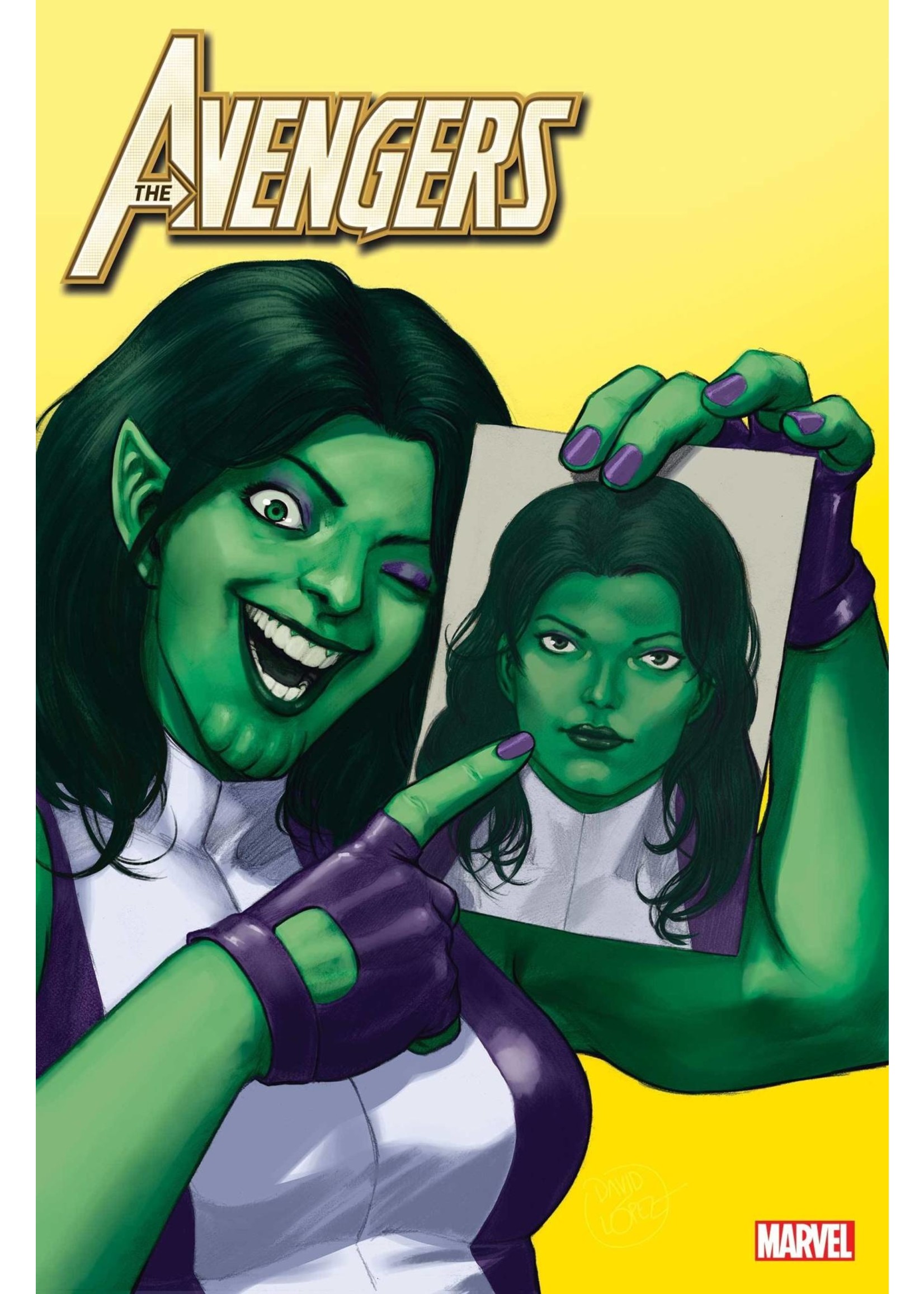 . AVENGERS #56 DAVID LOPEZ SKRULL VARIANT