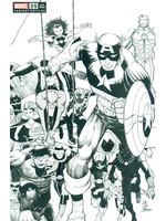 . FANTASTIC FOUR #35 PRH B&W VARIANT - 1 per store (MARVEL 2020)
