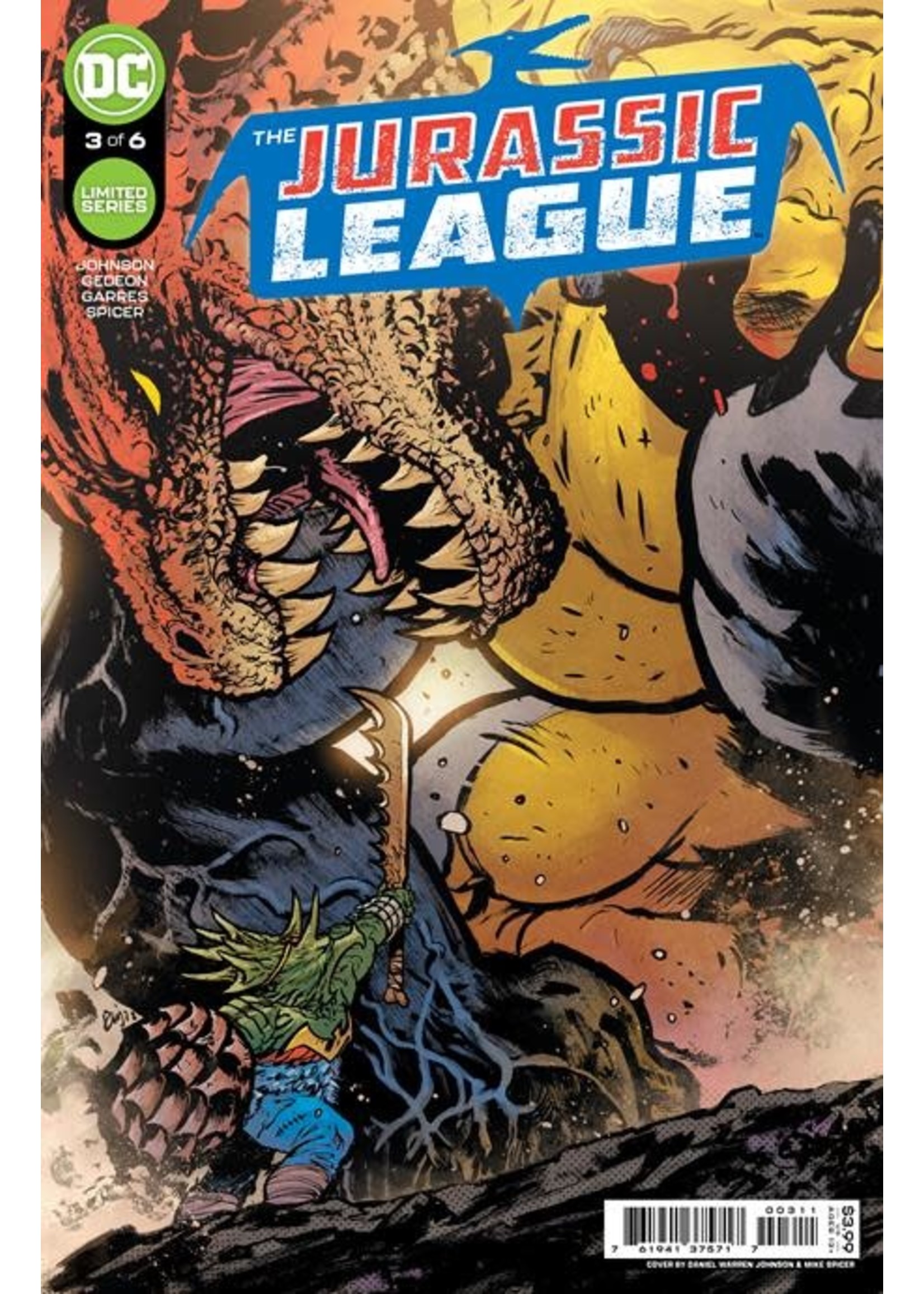 DC COMICS JURASSIC LEAGUE #3 (OF 6) CVR A JOHNSON