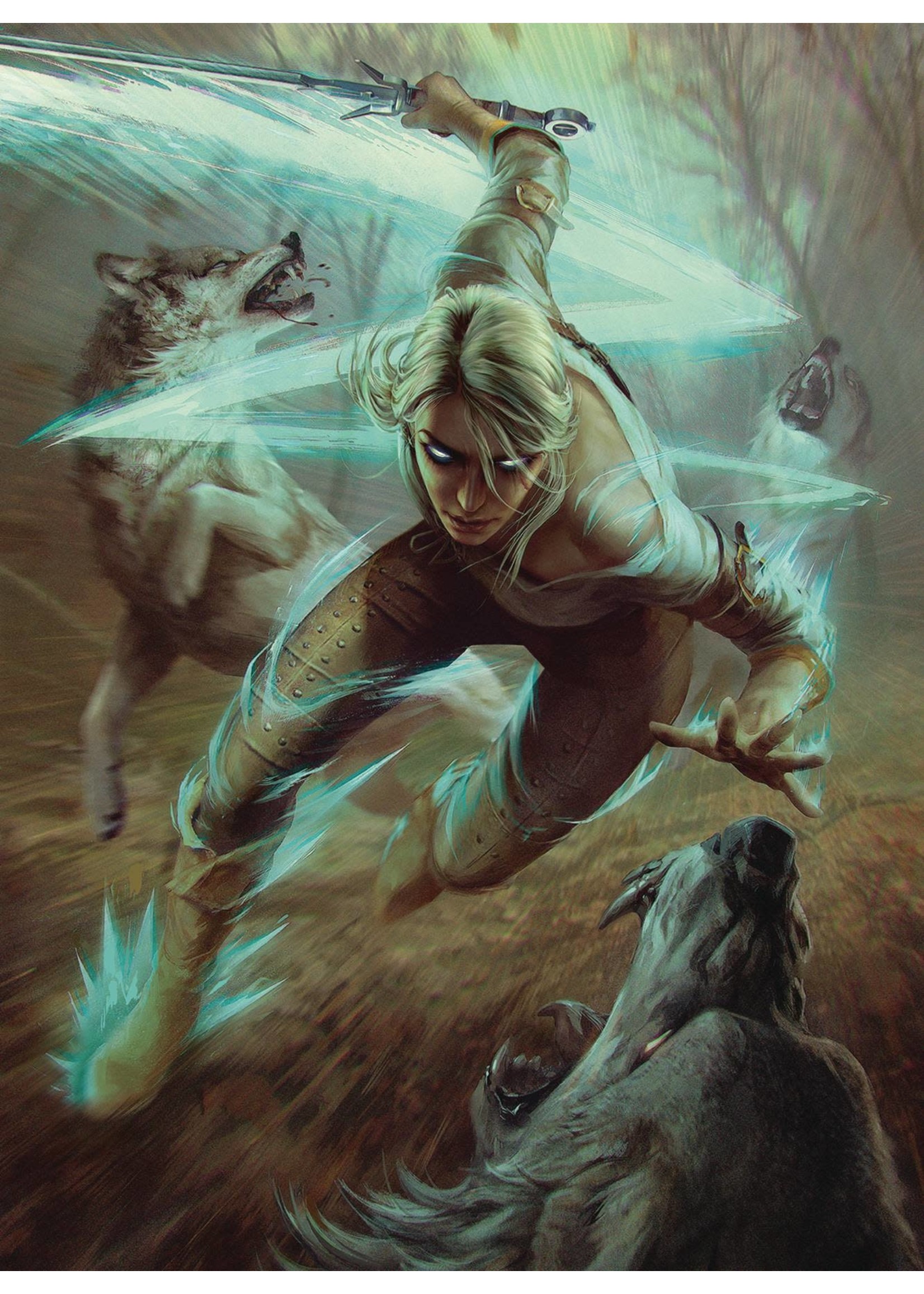 WITCHER 3 WILD HUNT 1000 PC DLX PUZZLE CIRI AND WOLVES