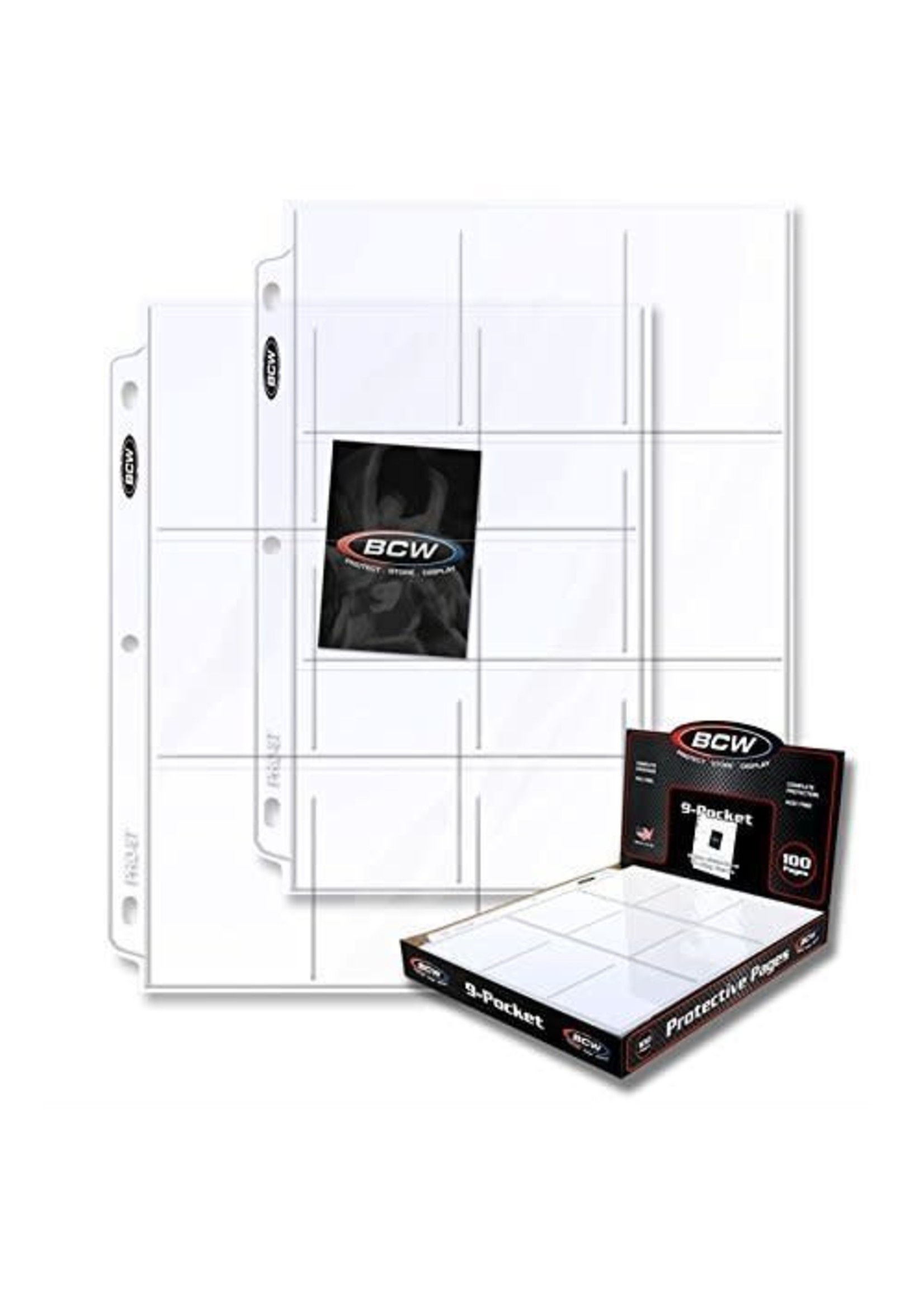 . BCW 4-POCKET PROTECTIVE MINI PAGES SINGLE