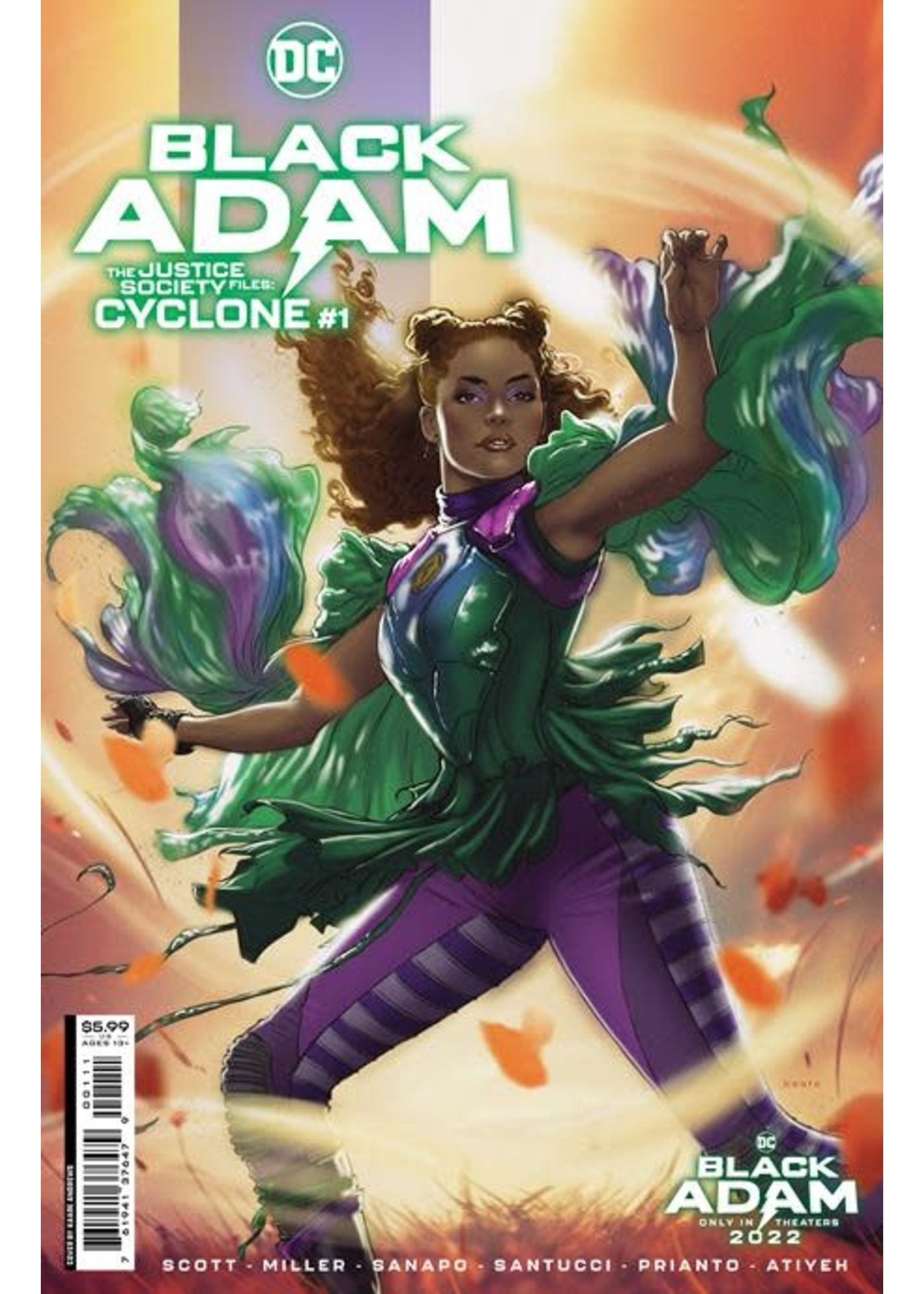 . BLACK ADAM JUSTICE SOCIETY FILES CYCLONE #1 CVR A