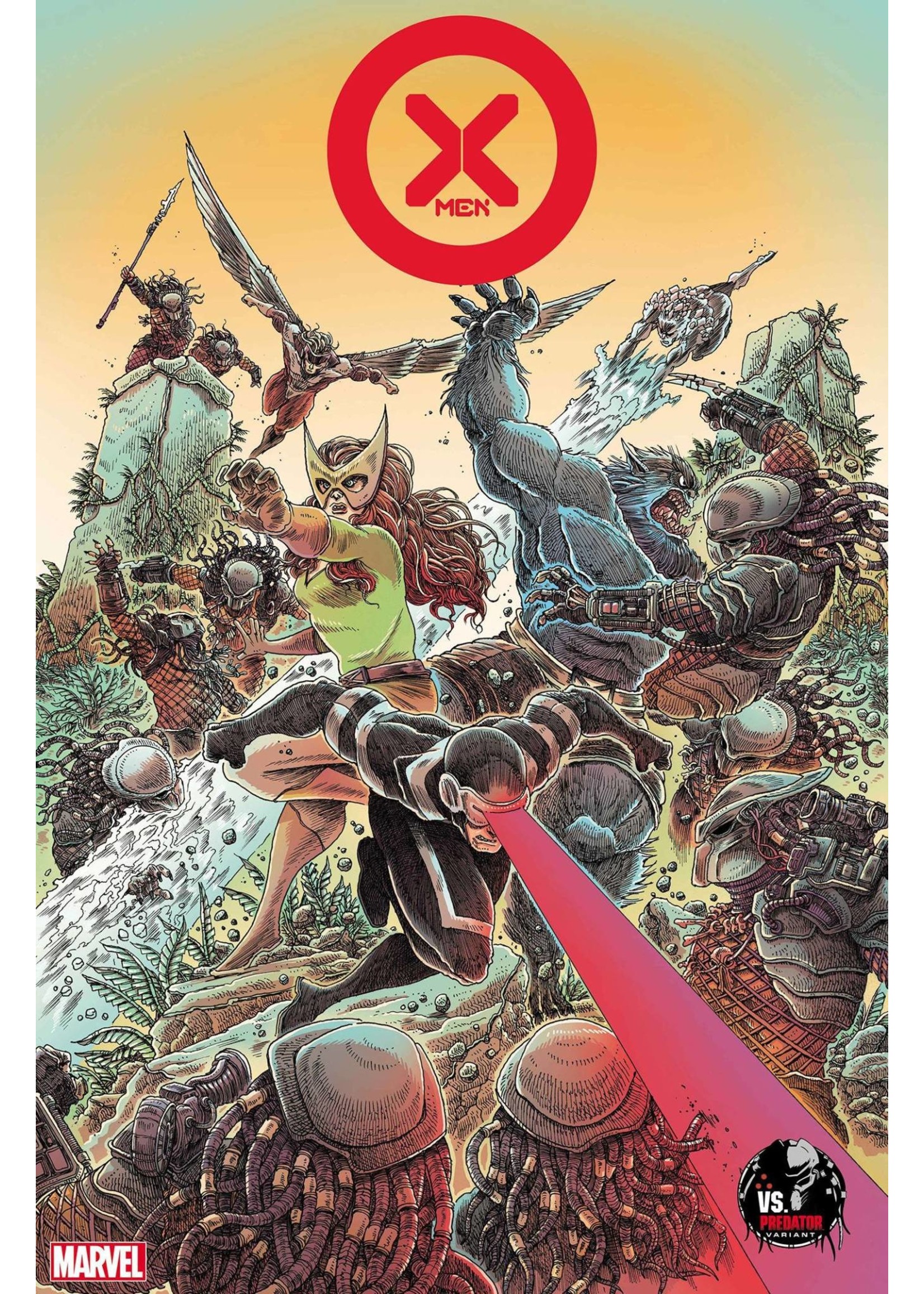 . X-MEN (2021) #13 STOKOE PREDATOR VARIANT [AXE]