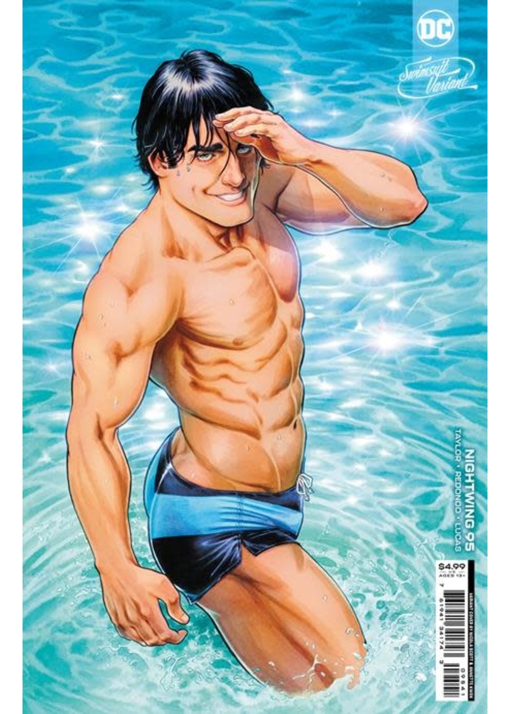 . NIGHTWING (2016) #95 CVR C NICOLA SCOTT SWIMSUIT CARD