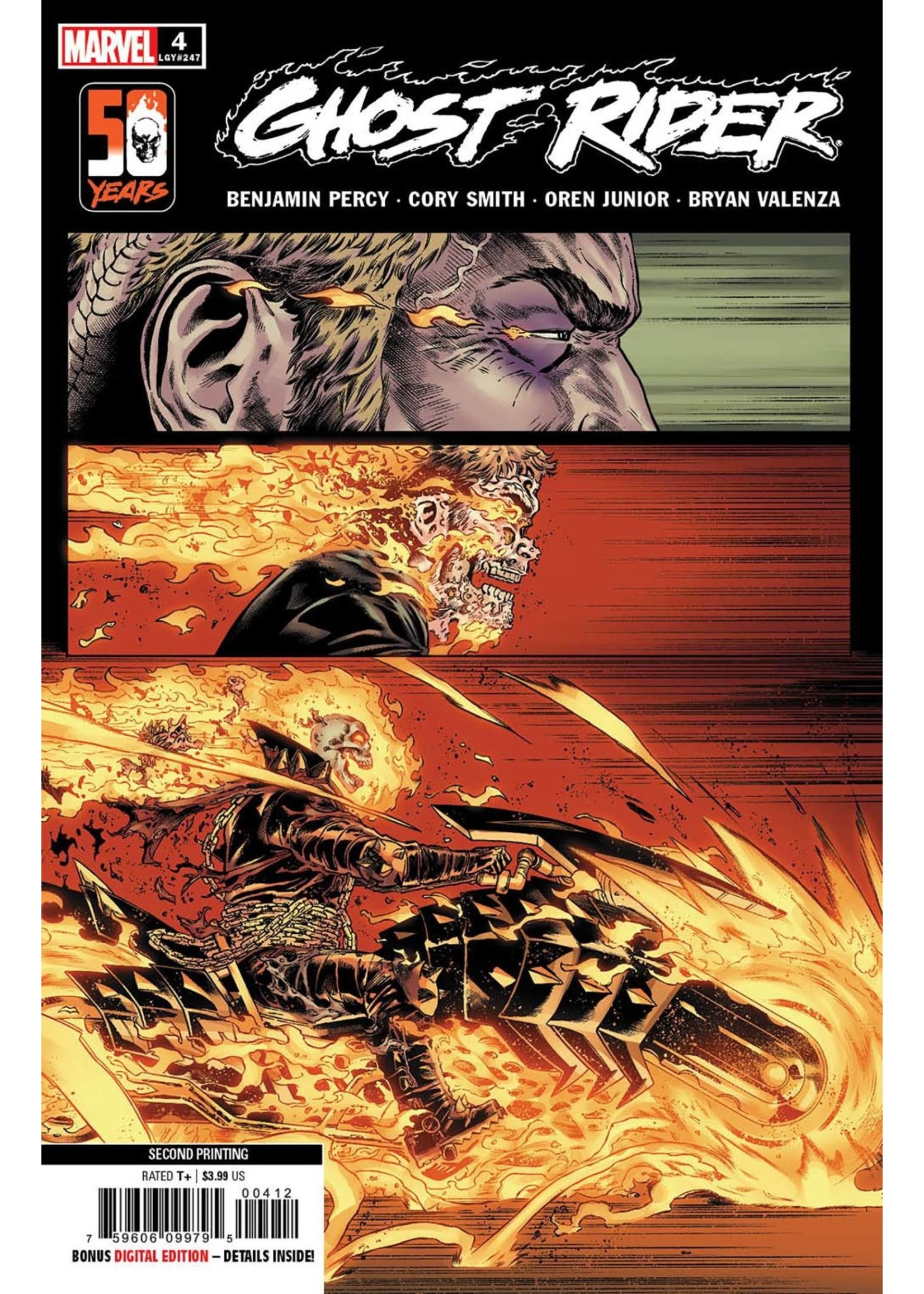 MARVEL COMICS GHOST RIDER (2022) #4 2ND PRINT