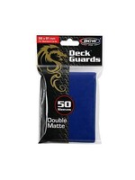 . BCW 50 CARD DECK GUARD SLEEVES BLUE