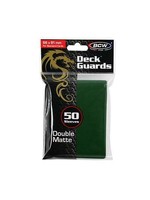 . BCW 50 CARD DECK GUARD SLEEVES GREEN