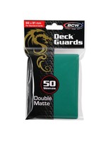 . BCW 50 CARD DECK GUARD SLEEVES TEAL