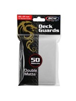 . BCW 50 CARD DECK GUARD SLEEVES WHITE