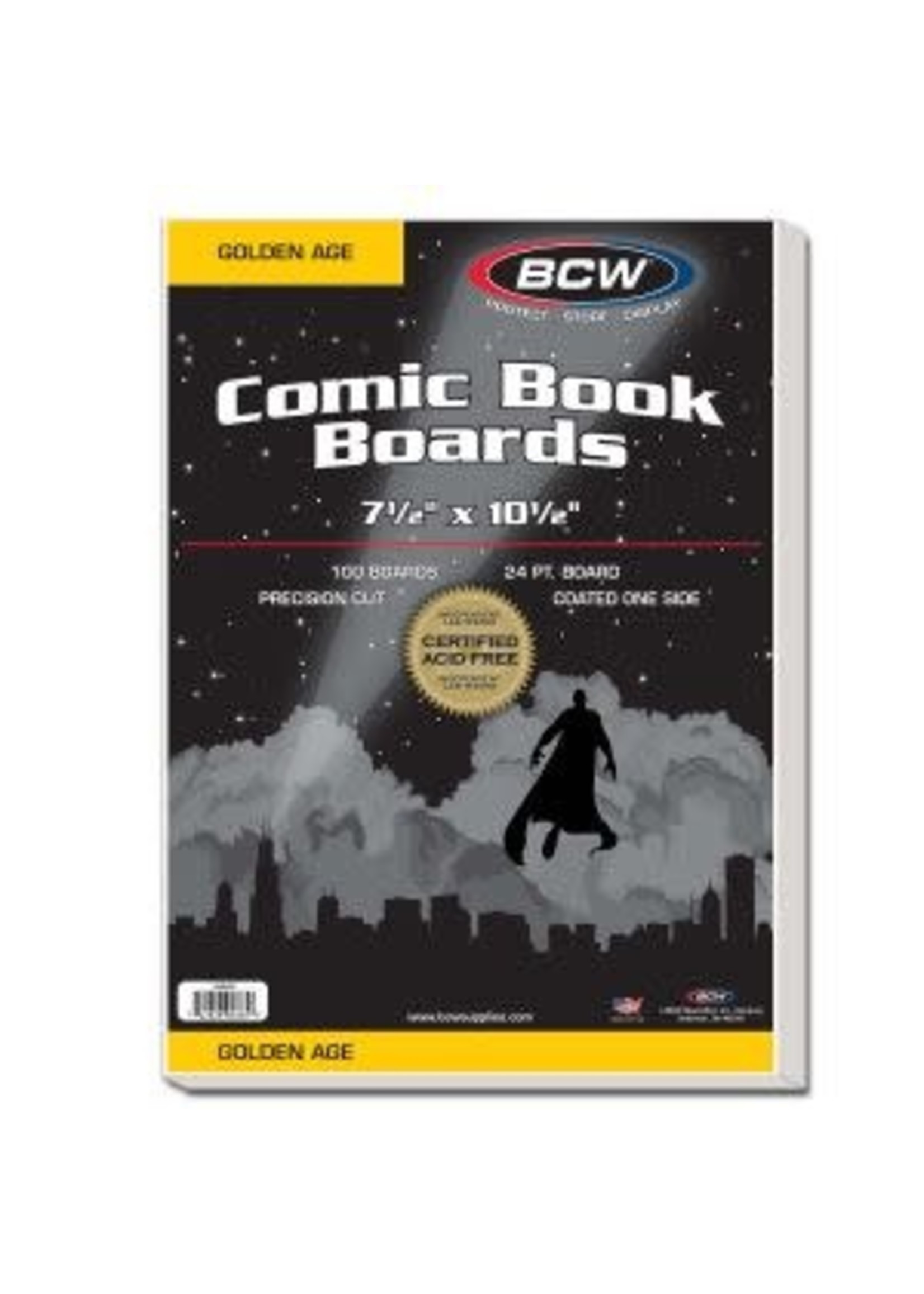 . BCW COMIC BOOK BAORDS GOLDEN