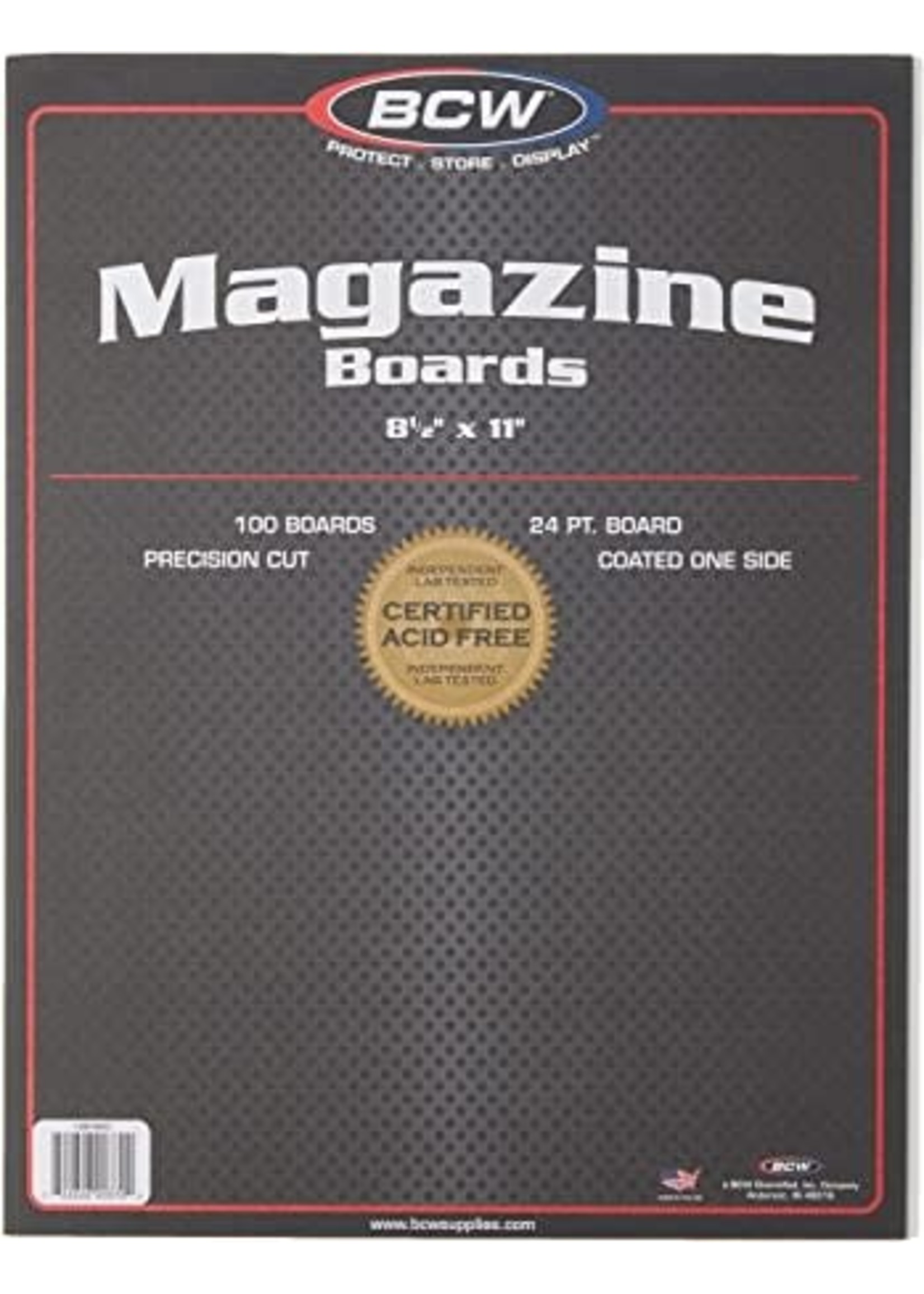 . BCW COMIC BOOK BOARDS MAGAZINE
