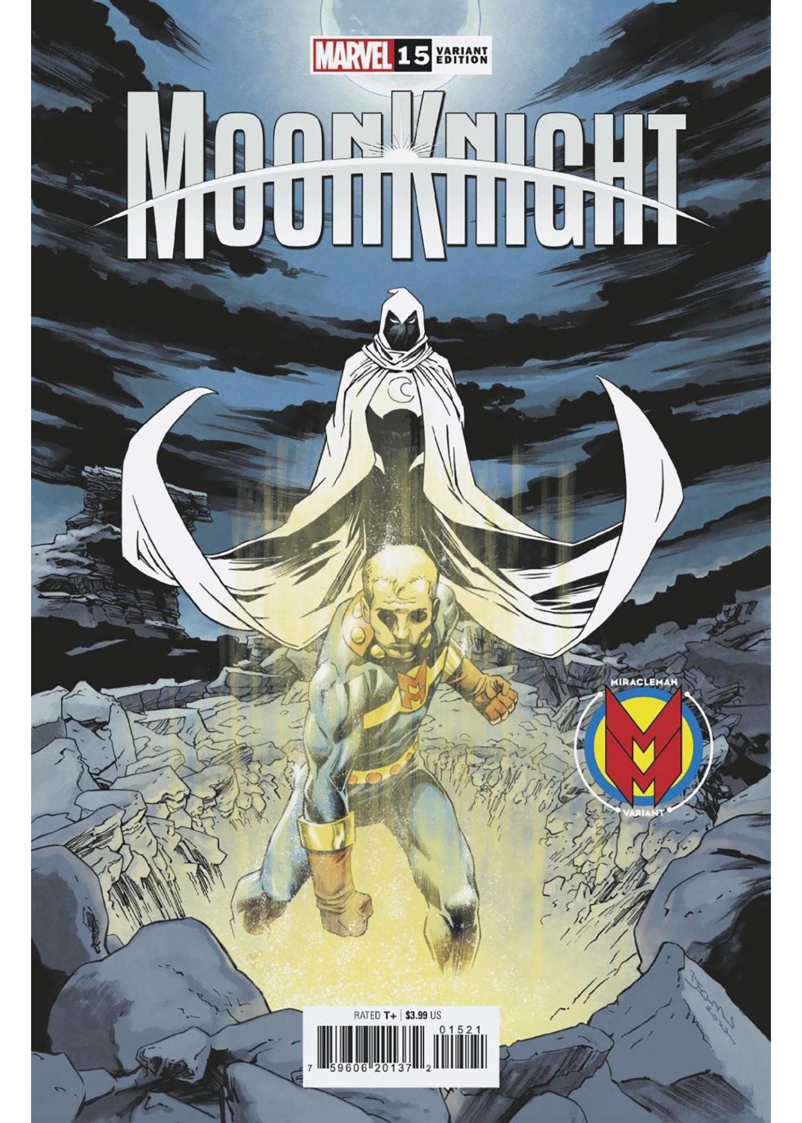 MARVEL COMICS MOON KNIGHT #15 SHALVEY MIRACLEMAN VAR